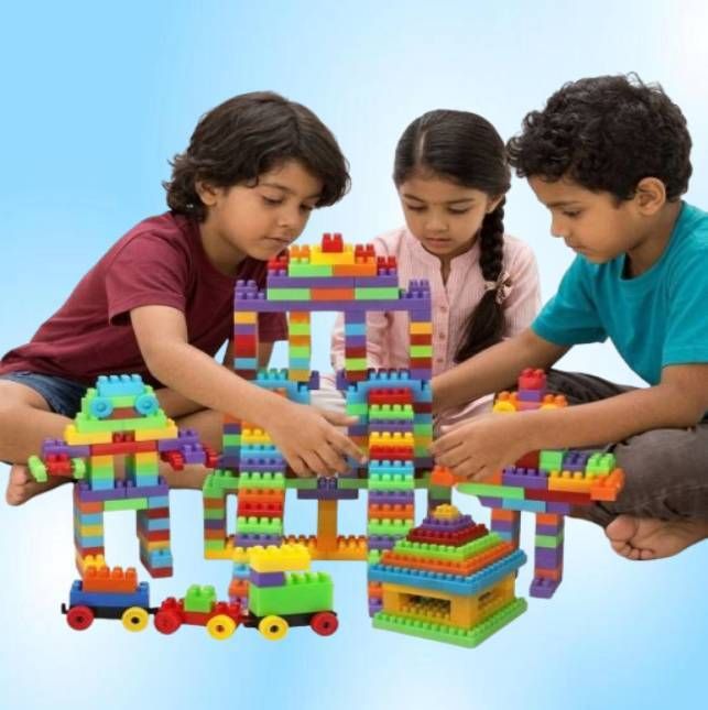 Premium Building Blocks for Kids, 100 Interlocking Pieces Kids Toys-image-23