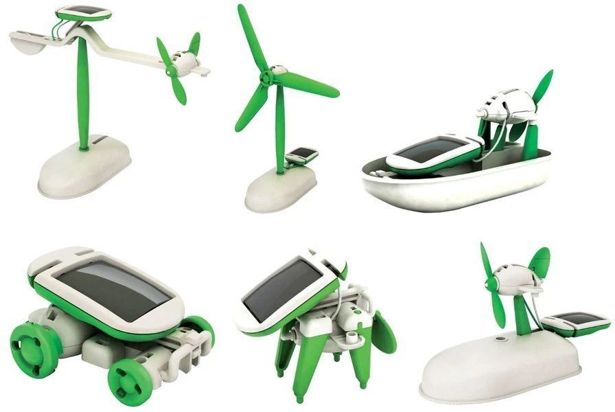 - 6 in 1 Solar Kit -Build Solar Powered 6 Different Models -Educational Robotics-image-32