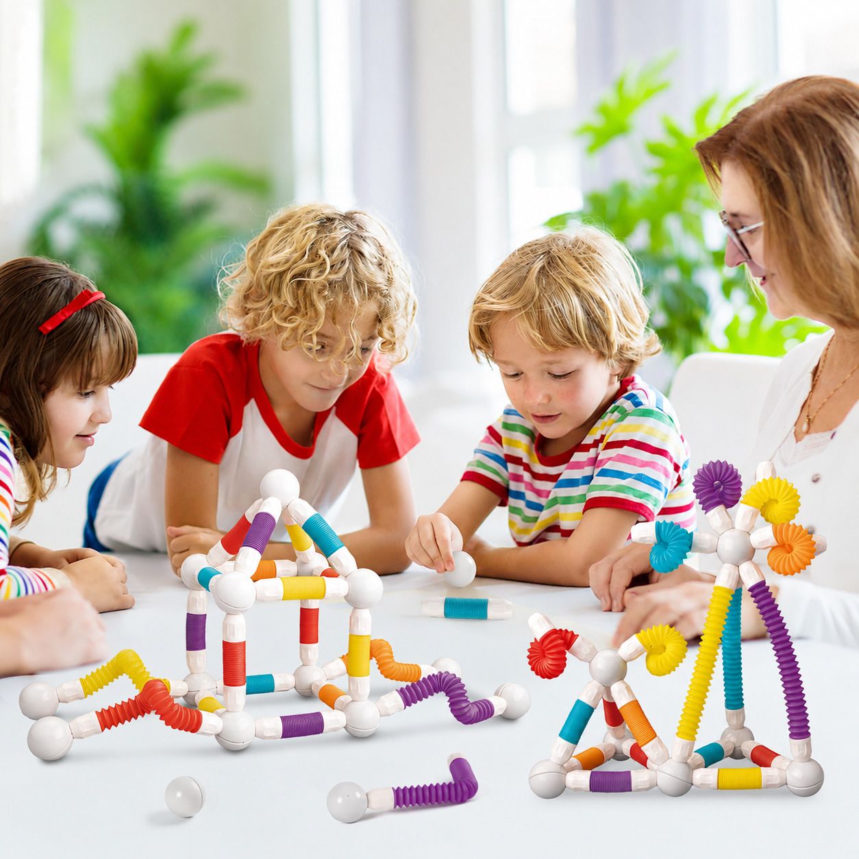 pulsbery Magnetic Building Sticks Set-picture-4