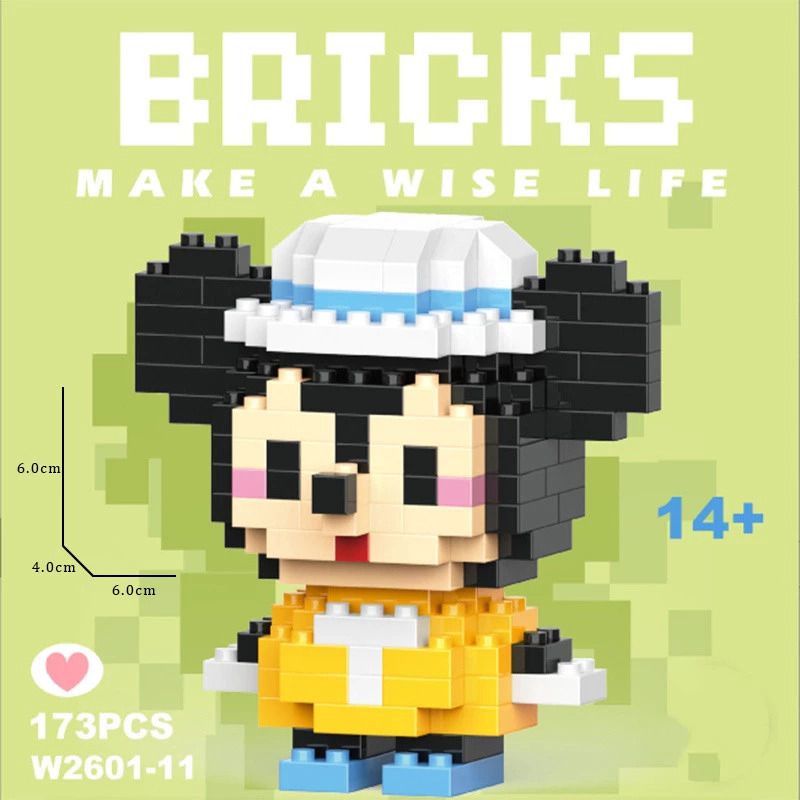 Mickey Mouse Mini Brick Building Blocks DIY Toys for Kids & Adults-image-48