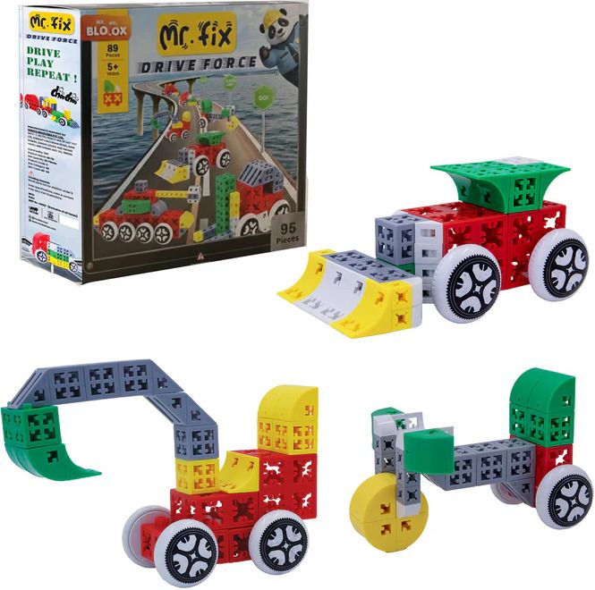 mr. blox Mr. Fix Drive Force | STEM Toy | DIY Building Blocks 89 pieces-picture-41