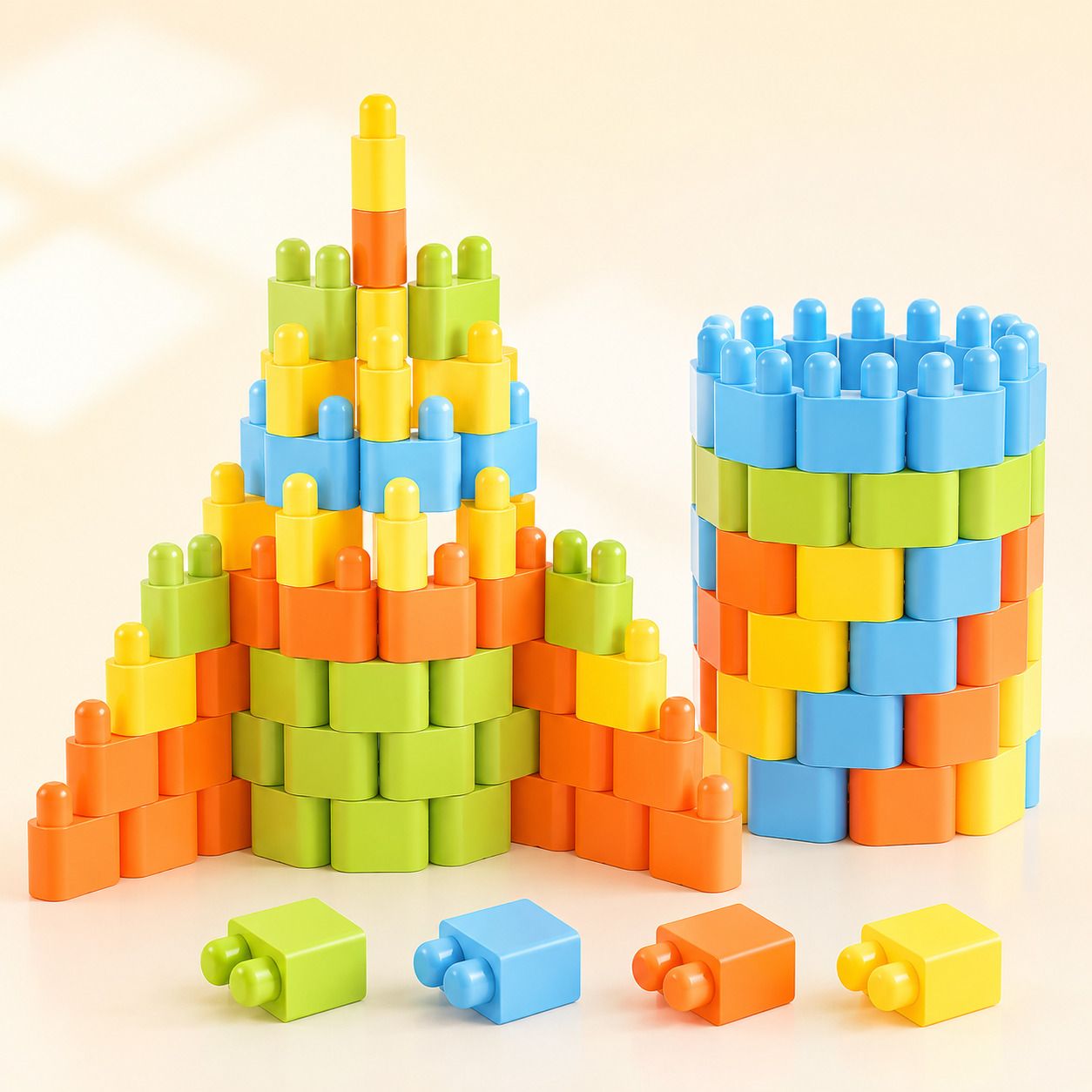 kroniq Little Builder Creative Building Block Puzzle Set - Construction & Learning-picture-40