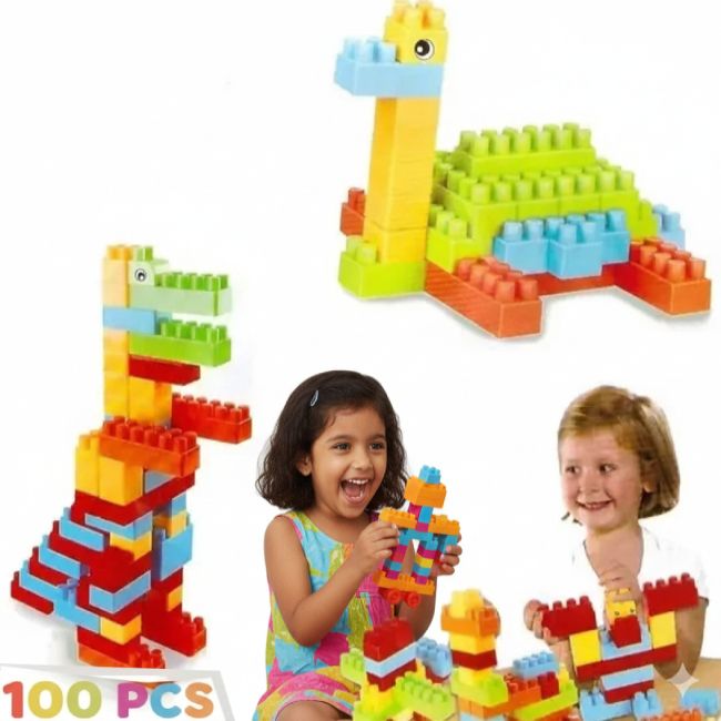 Building Blocks Toy DIY Kids Toys 100 Pcs Educational Toys-image-28