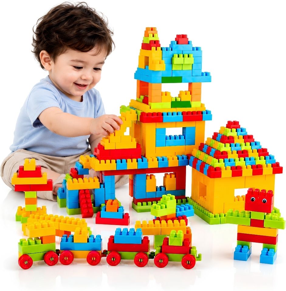be bright Building Blocks Set for Kids Blocks for Boys & Girls Age 3+ Years-picture-10