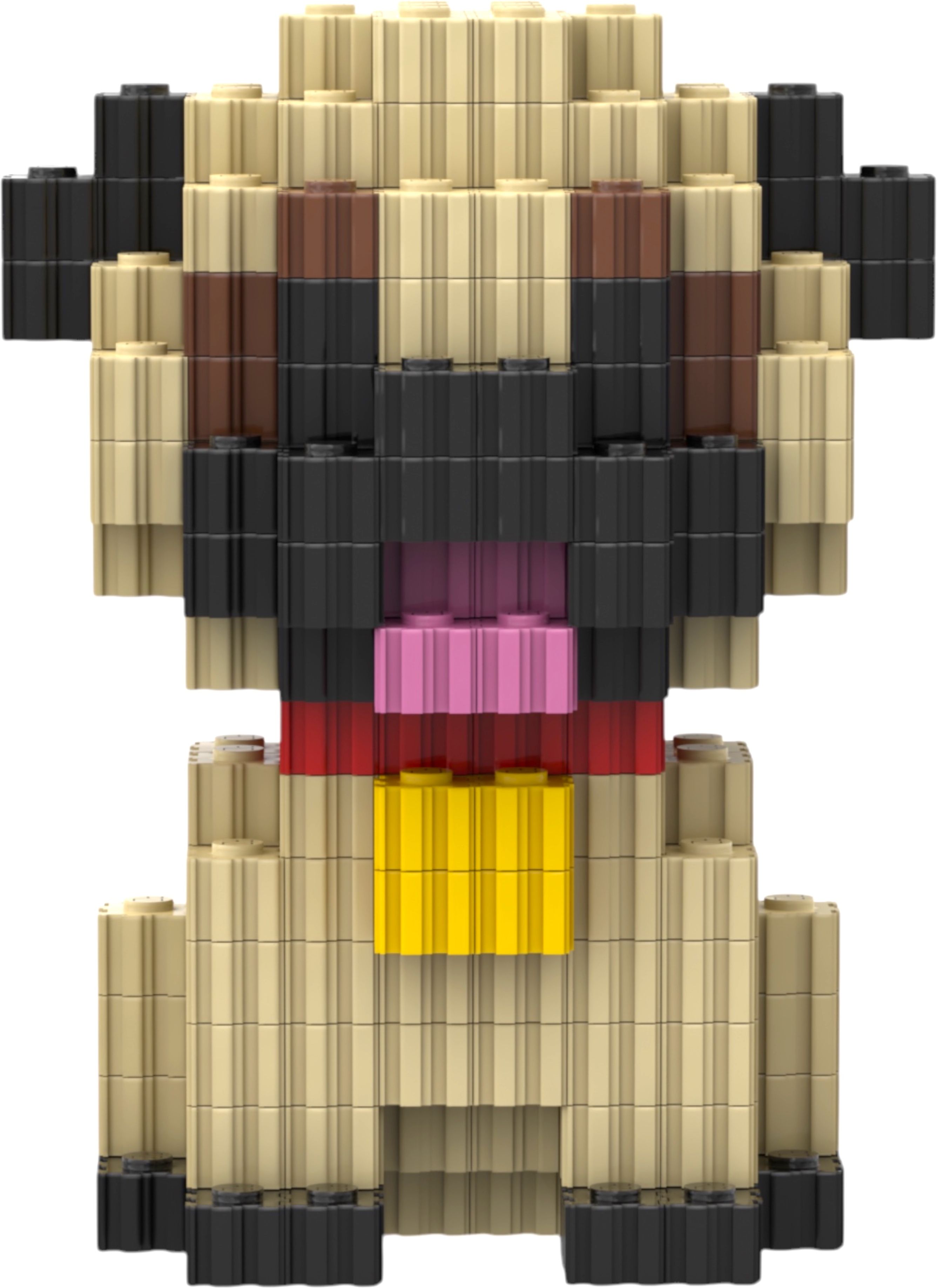 Pug Dog Figure Brick Model Kit Building Blocks DIY Toy Set for Kids & Adults-image-26
