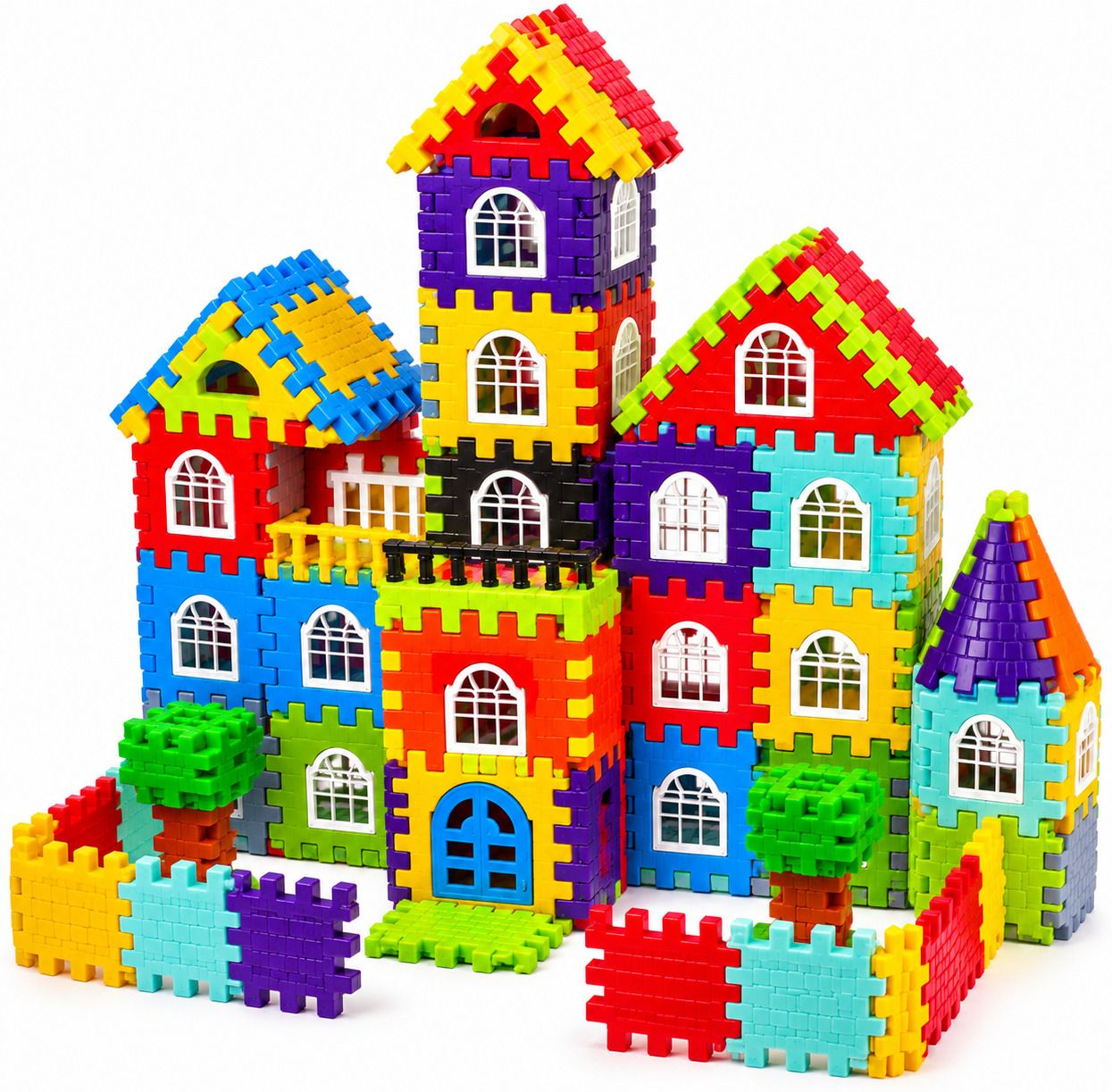 bengal toys 40 Pcs Block Construction Building Blocks Toy Set for Kids Age 3+-picture-45