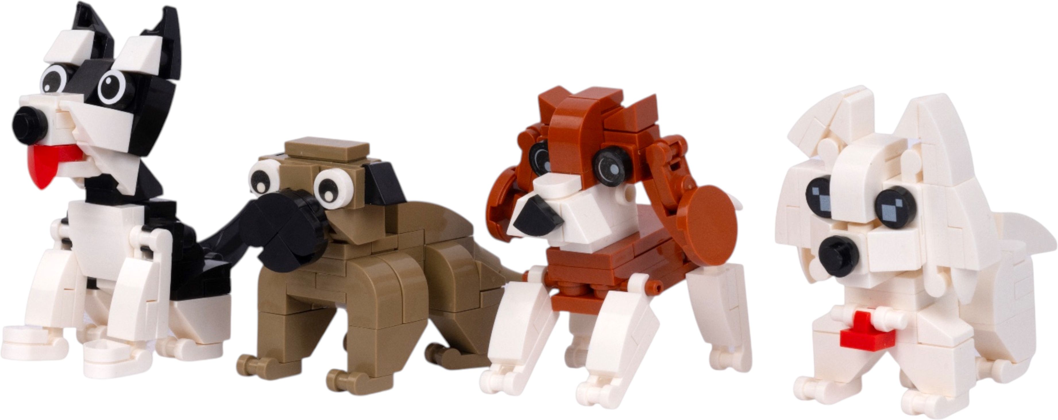 Puppy World Set 2 Pet Dog Figures Building Blocks DIY Play Toy Set for Kids-image-33
