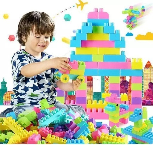 devdarsh High Quality 100 Pcs Building Blocks | Assembling Shape Educational Toys image 1