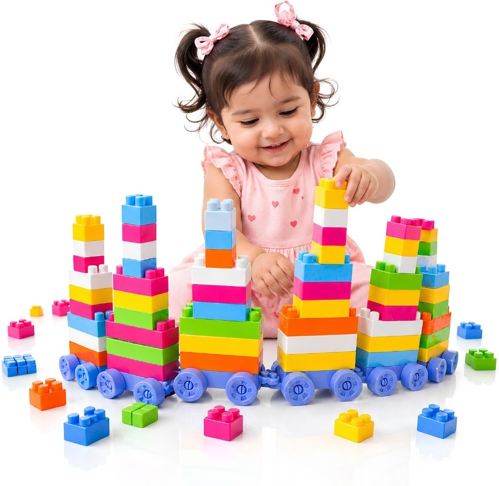 be bright Building Blocks Train Set for Kids Educational Construction Toy for Boys & Girls-picture-9