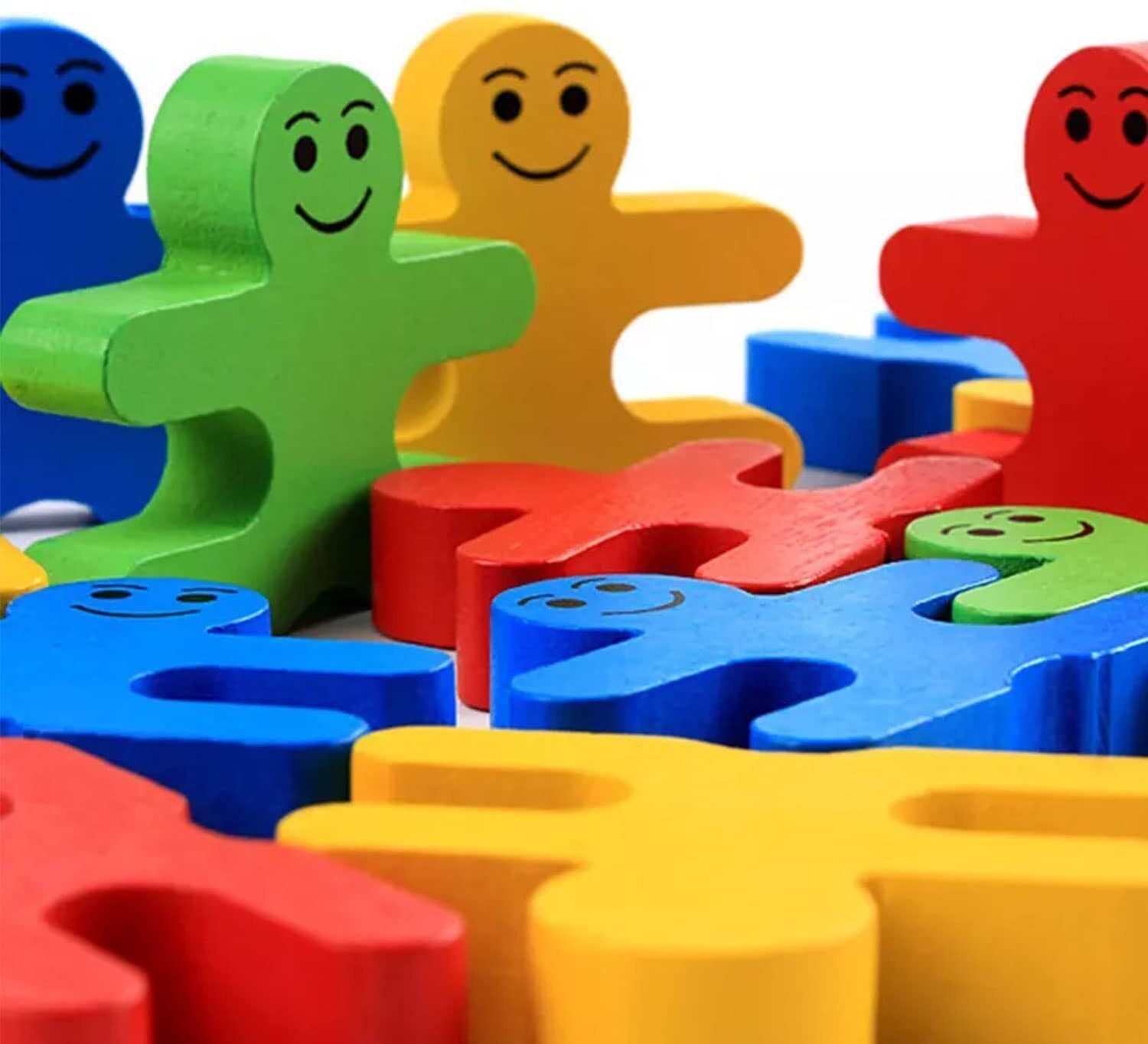 pulsbery Wooden Balancing People Stacking Educational Toy Game-picture-30