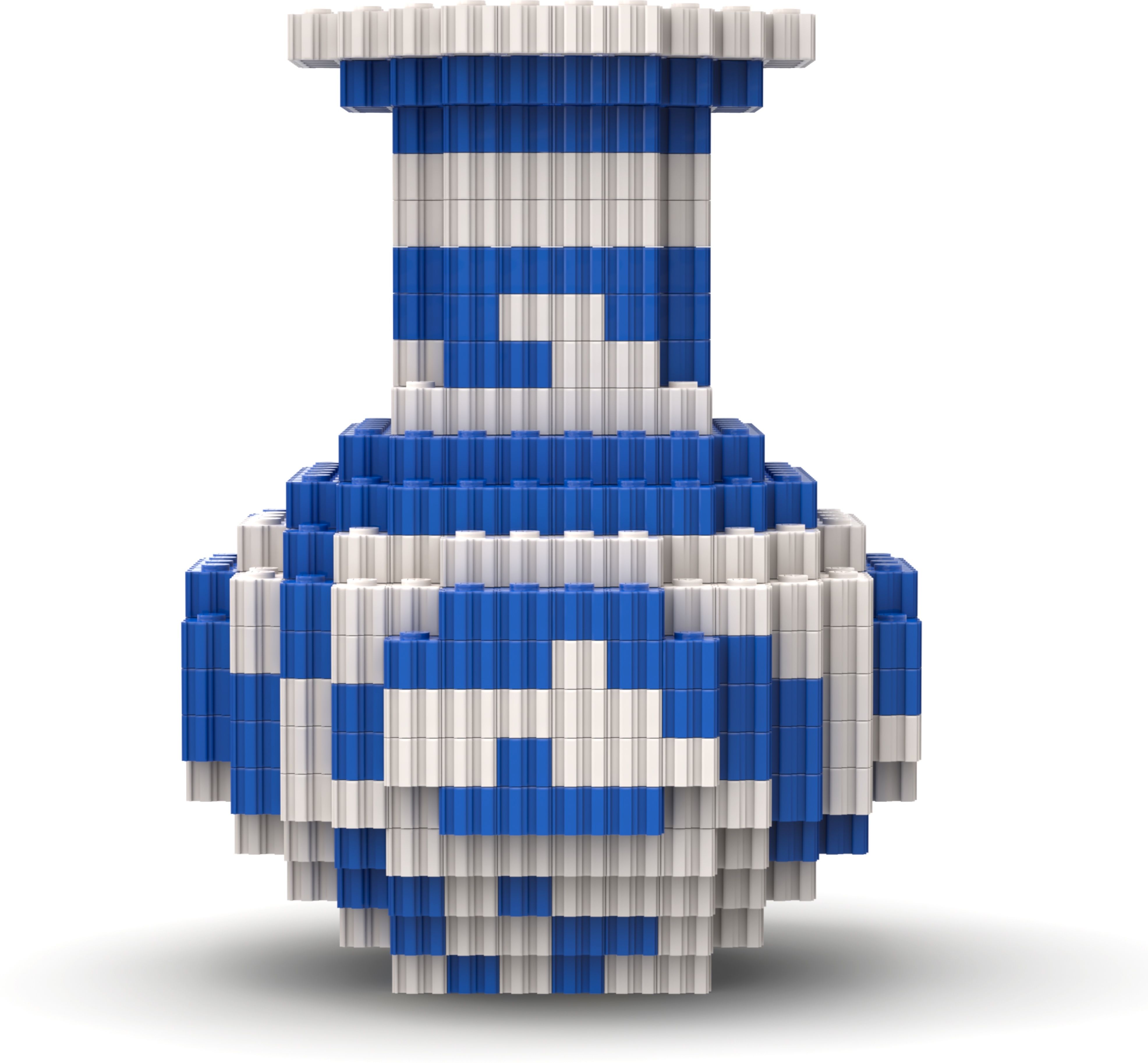 Flower Vase Decor Brick Model DIY Building Blocks Collectible Showpiece Toy Set-image-42
