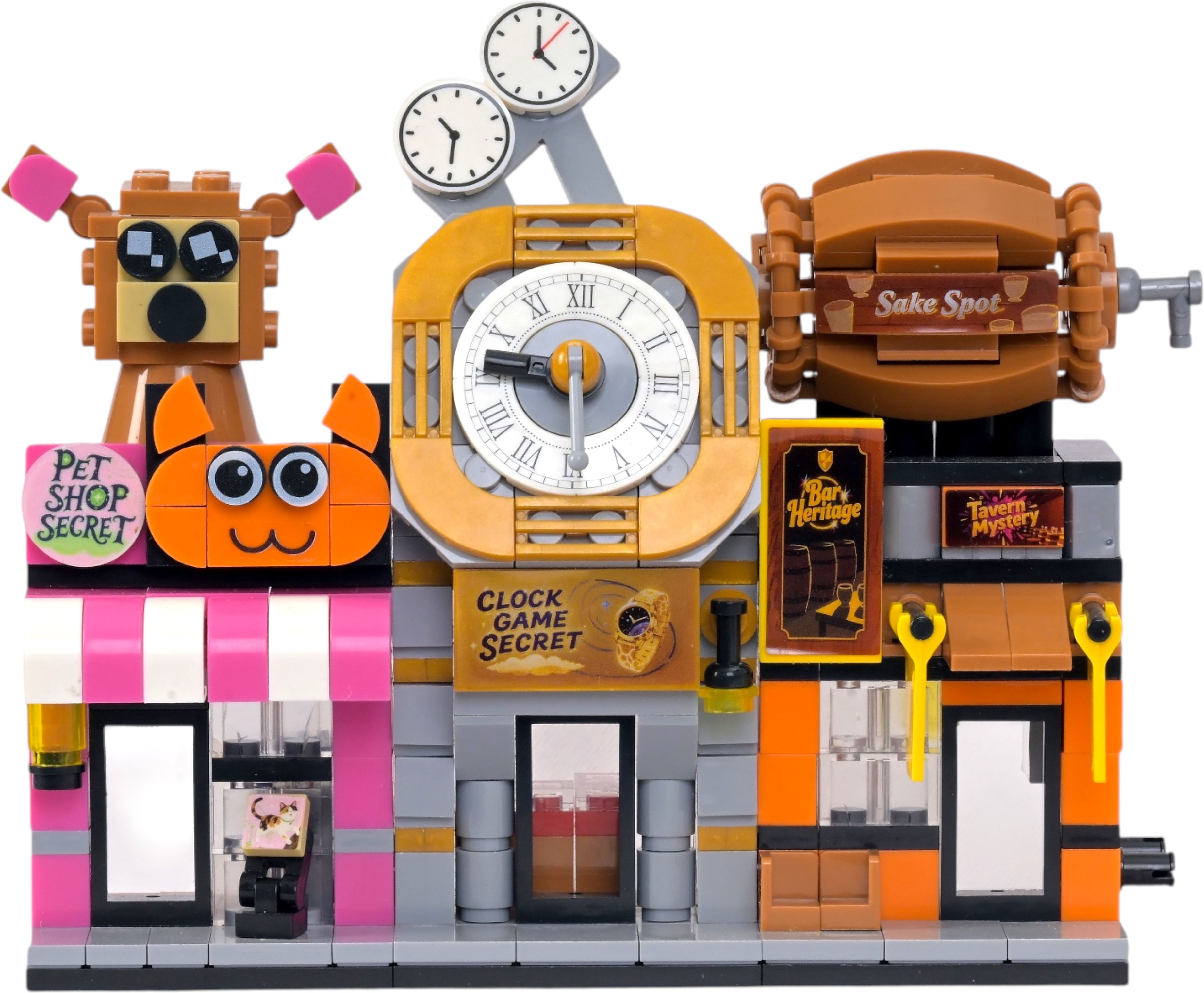 toymersive The Hub Set 2 Shop Street 3in1 Building Blocks Toy Play Set for Kids & Adults-picture-13