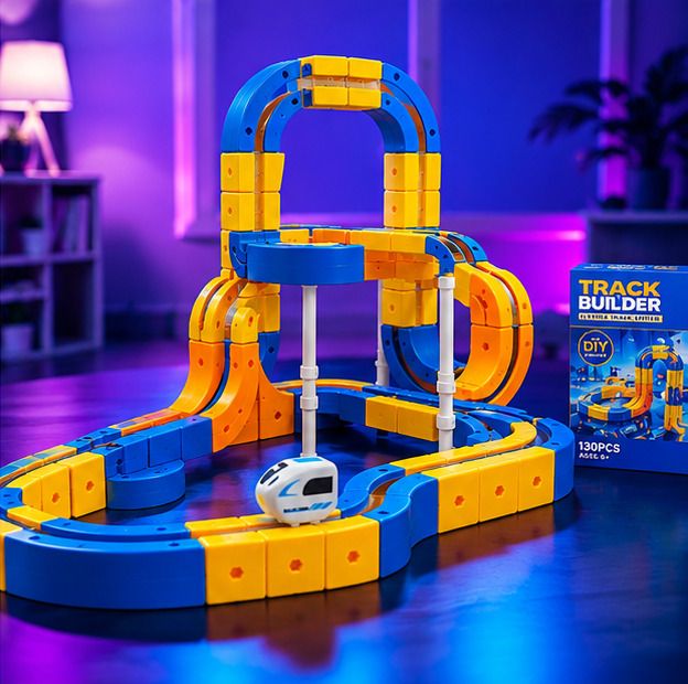 zecommerce Magnetic Train Adventure Building Set for Boys & Girls-picture-11