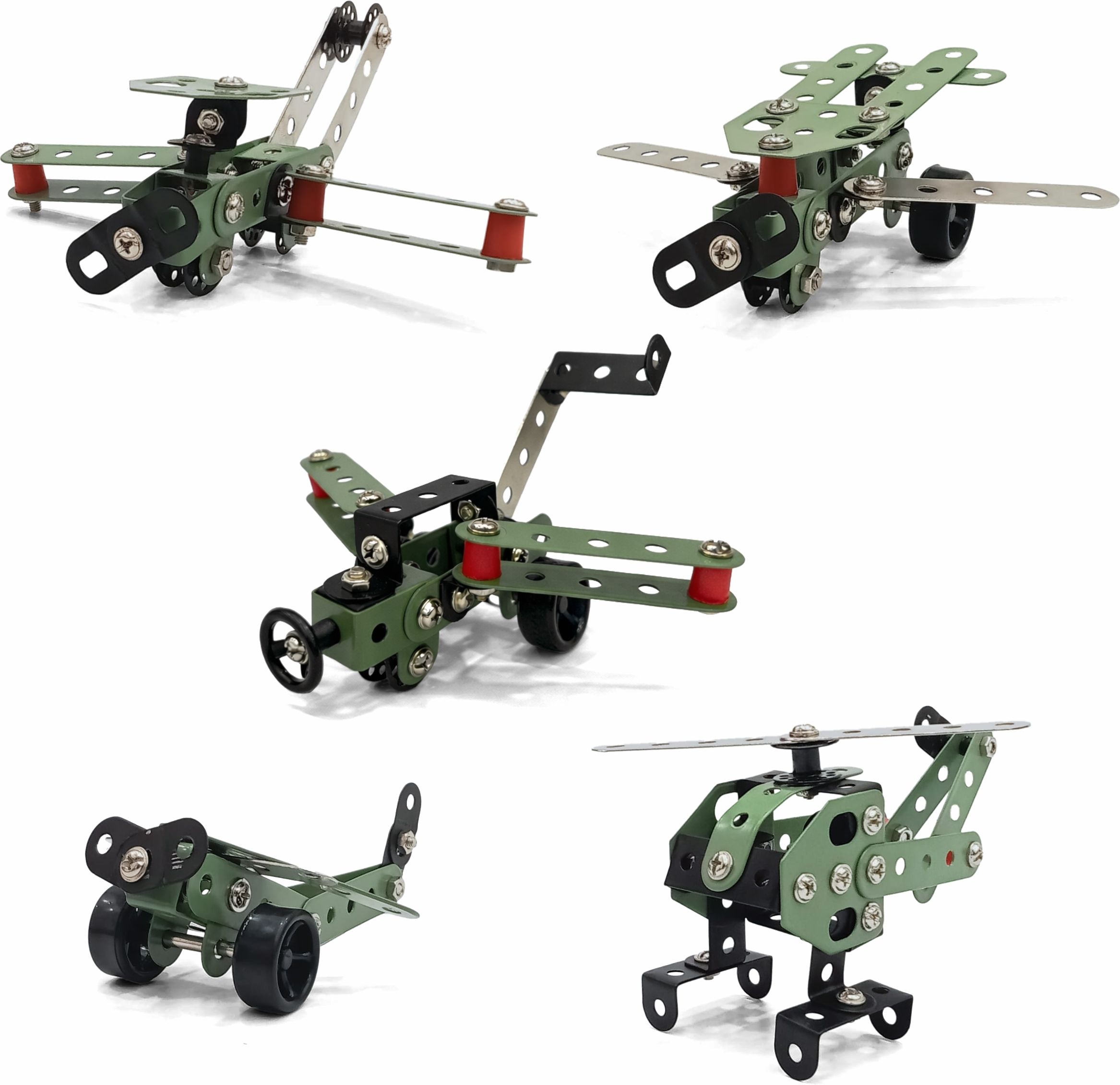 chanak 91 Pcs STEM 5 Aviation Model Engineering Vehicle Building Kit with Tools 8+Years-picture-13