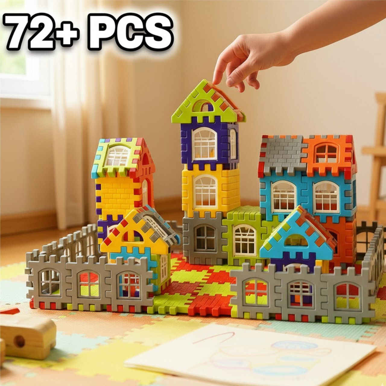 arizon Happy House 3D Interlocking Block House Set-picture-24