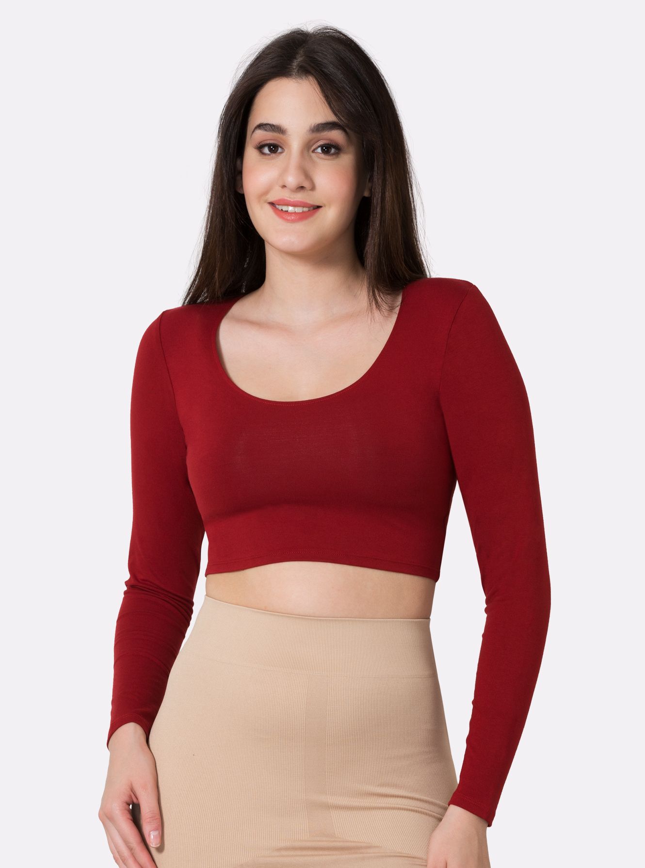Round Neck Women Blouse-image-44