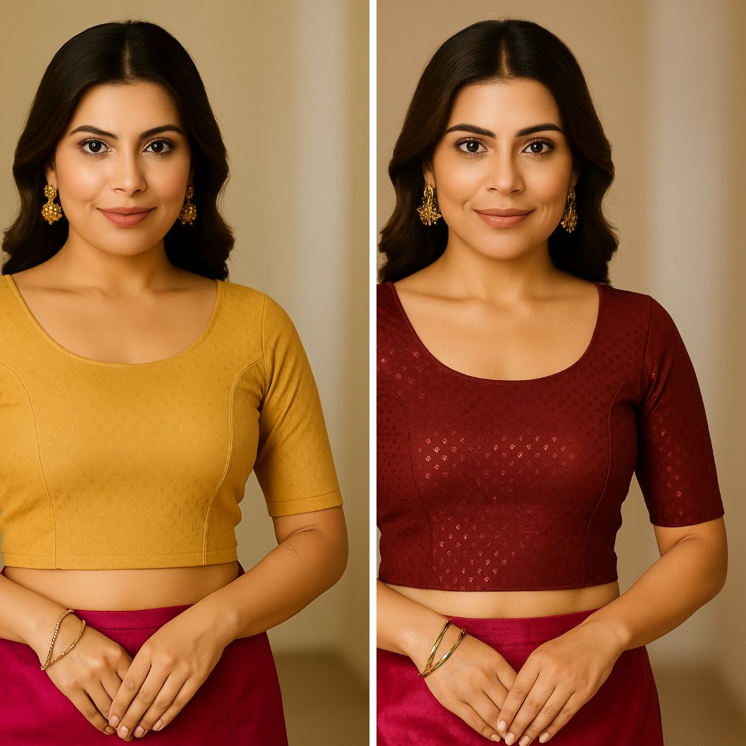 Round Neck Women Blouse