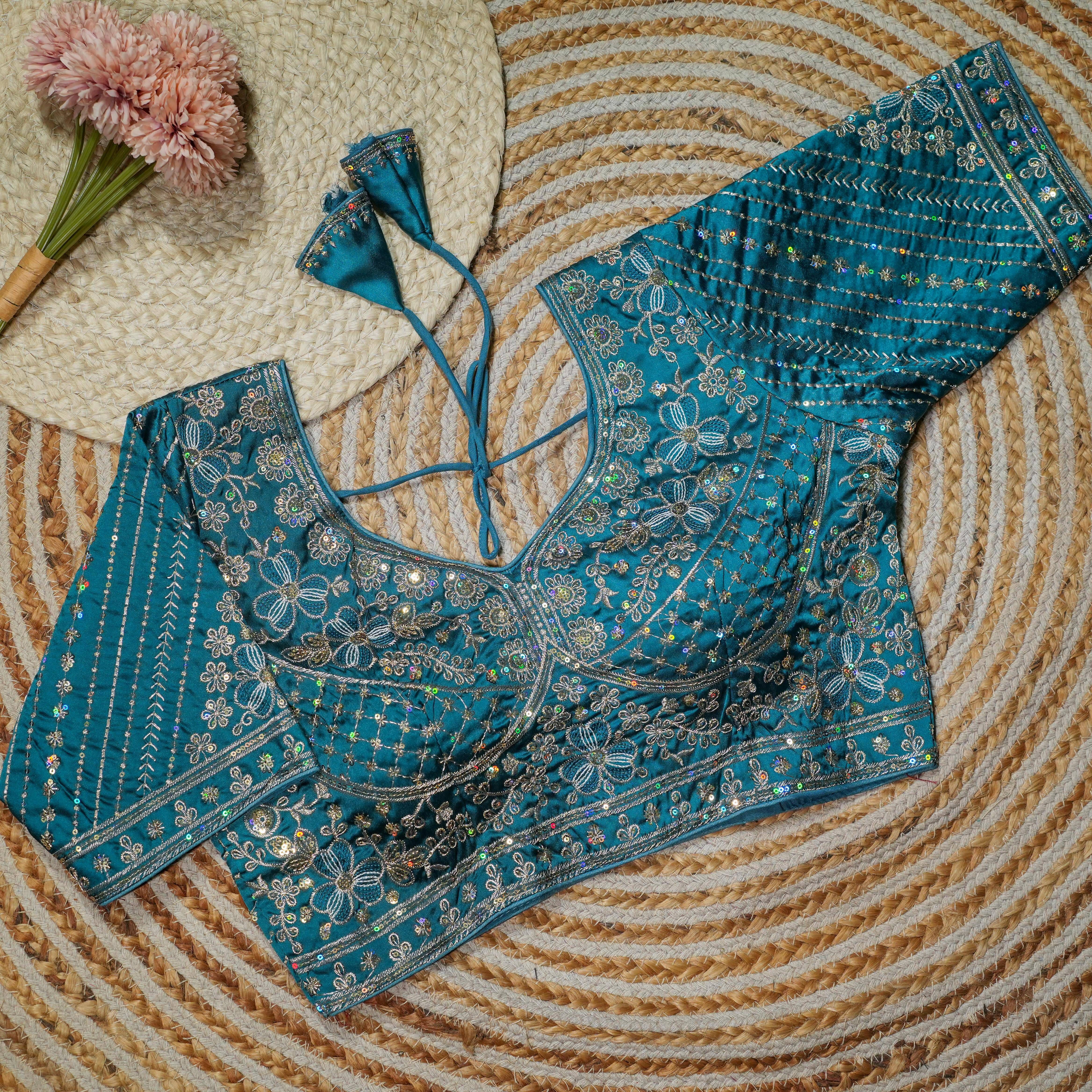 Sweetheart Neck Women Blouse-image-45