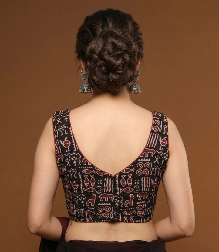 Boat Neck Women Blouse-image-20
