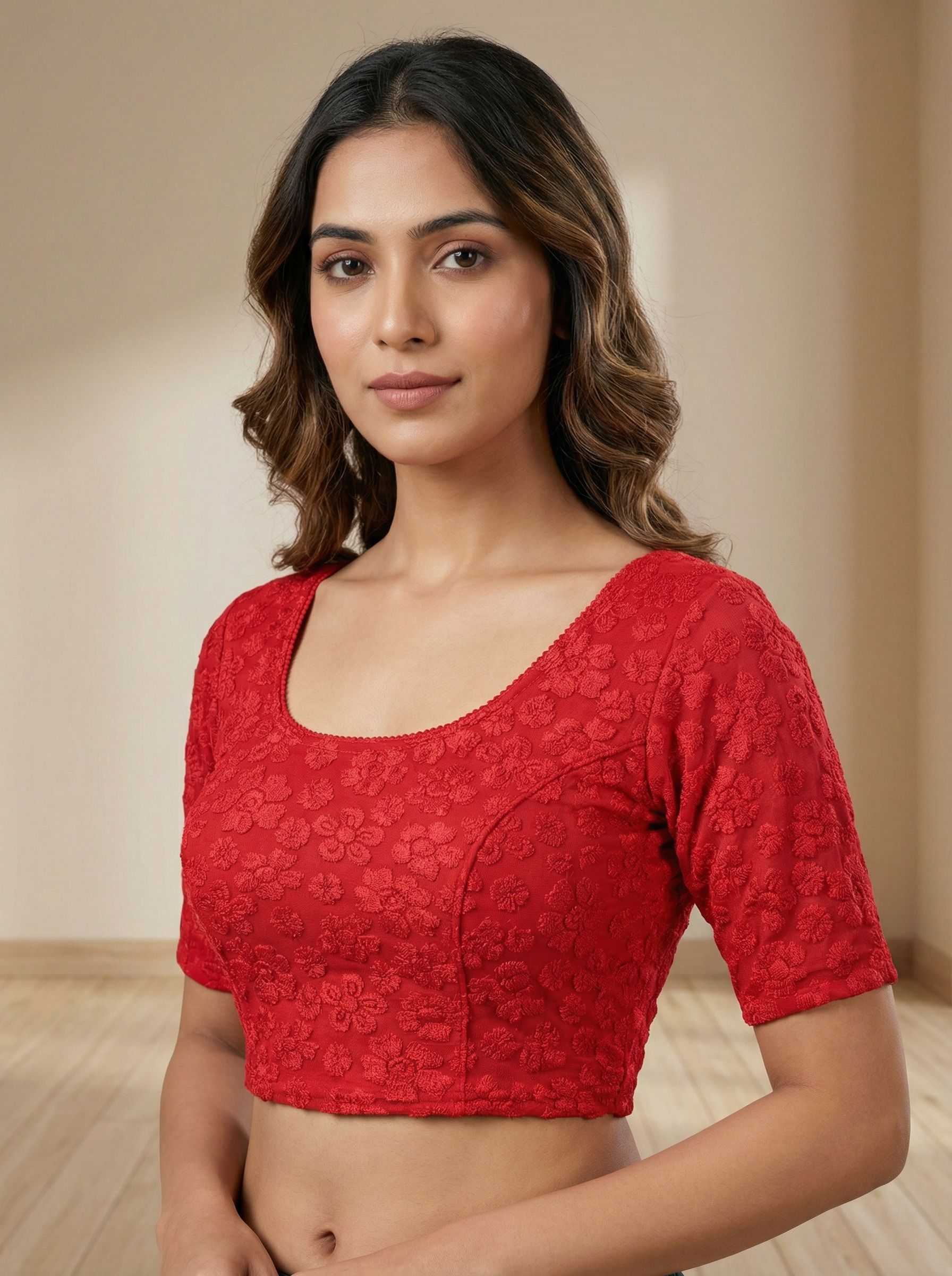 U-Neck Women Blouse-image-47
