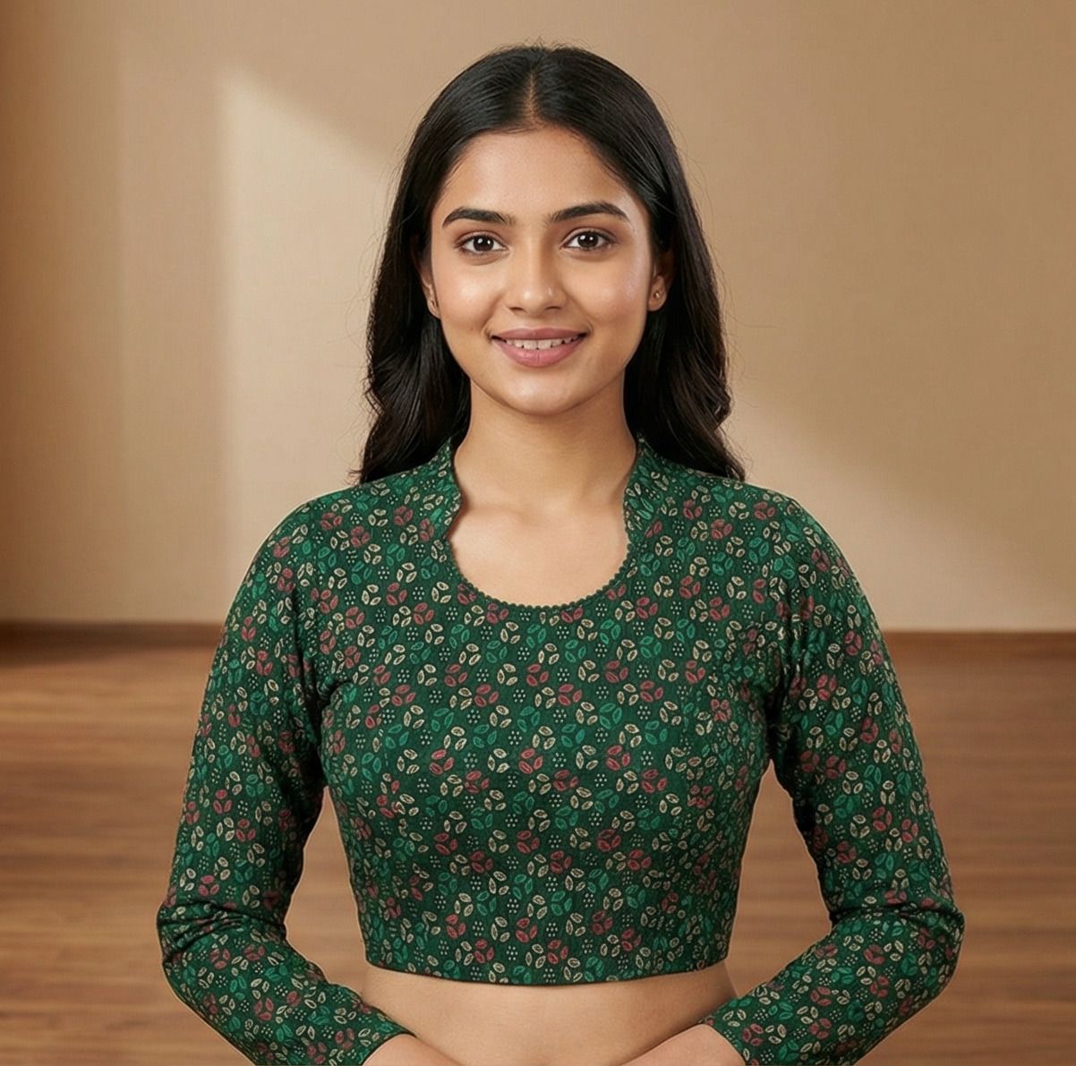 U-Neck Women Blouse-image-33