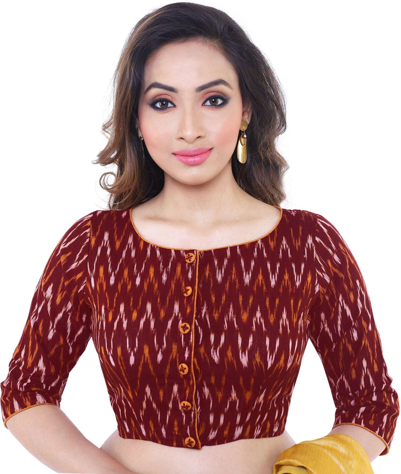 rene U-Neck Women Blouse-picture-5