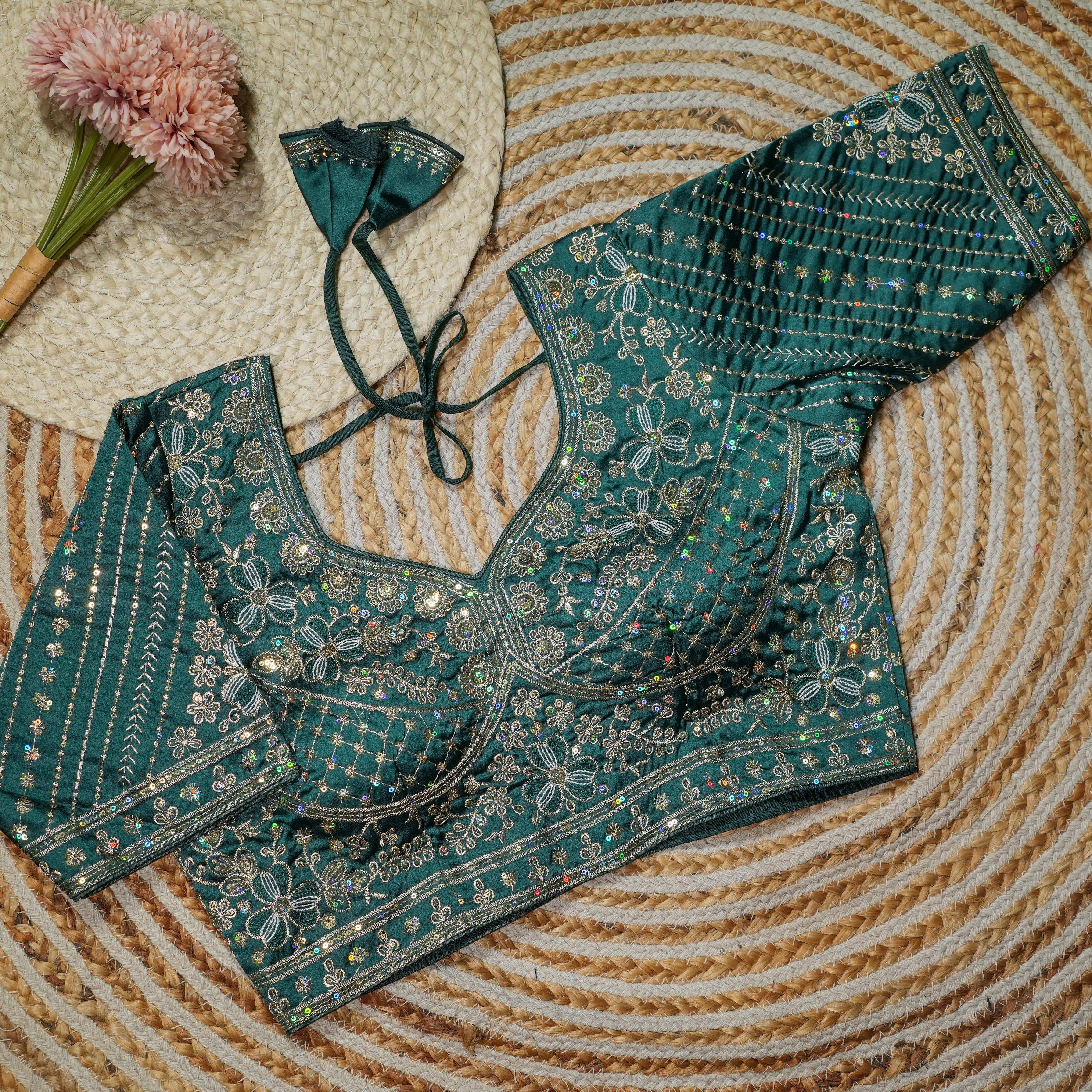 Sweetheart Neck Women Blouse-image-46