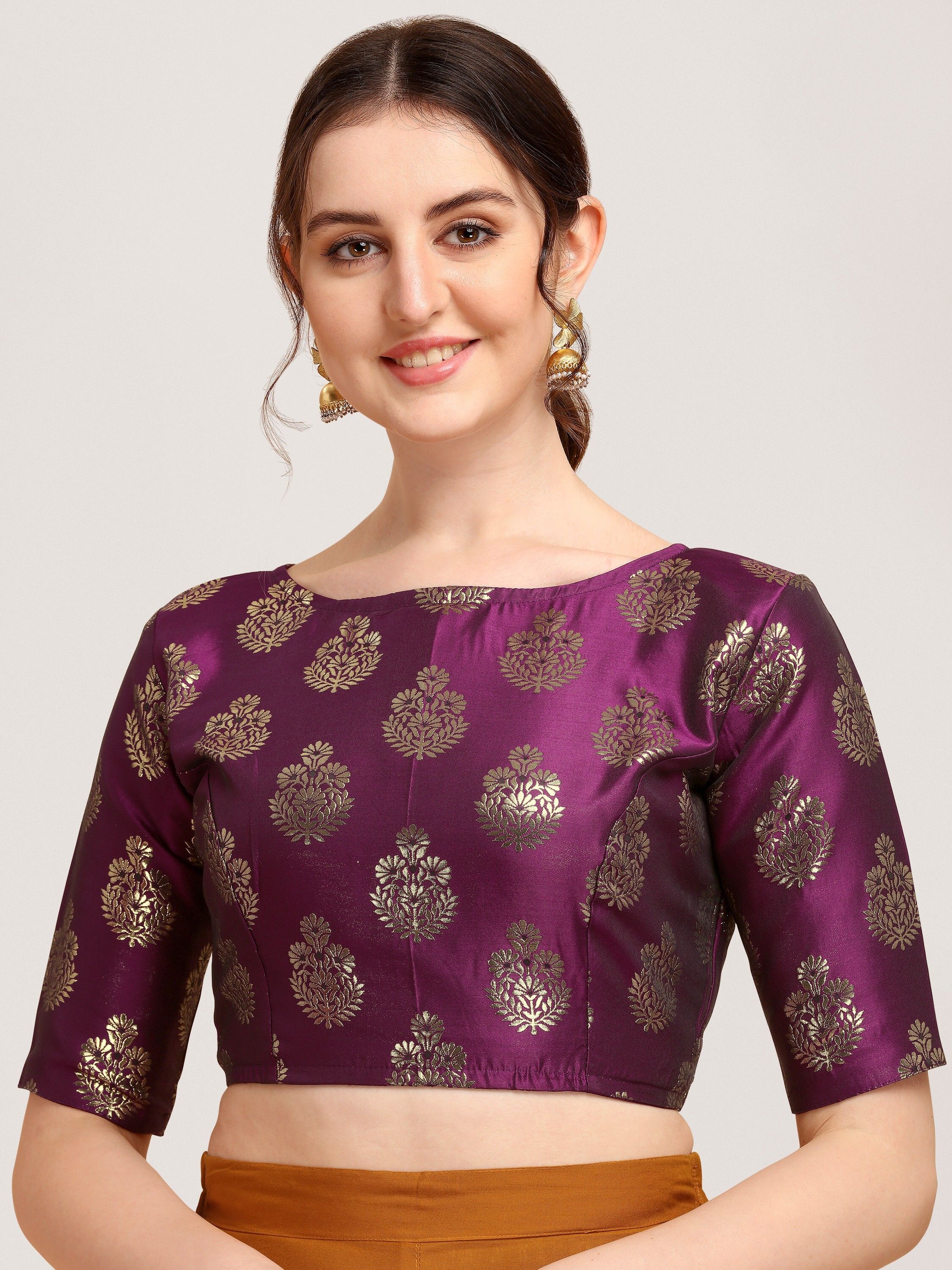 Boat Neck Women Blouse-image-27