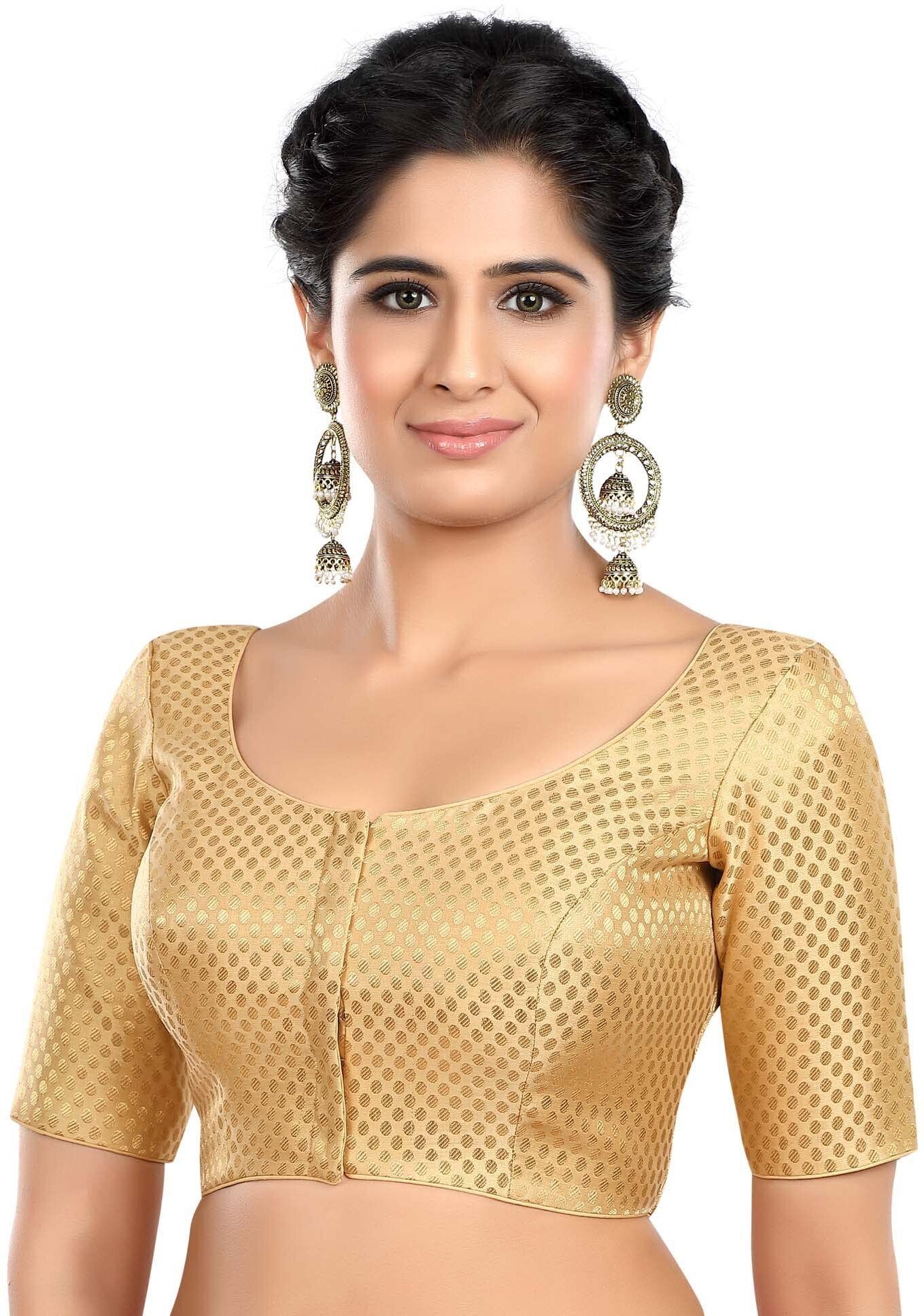 Round Neck Women Blouse-image-15