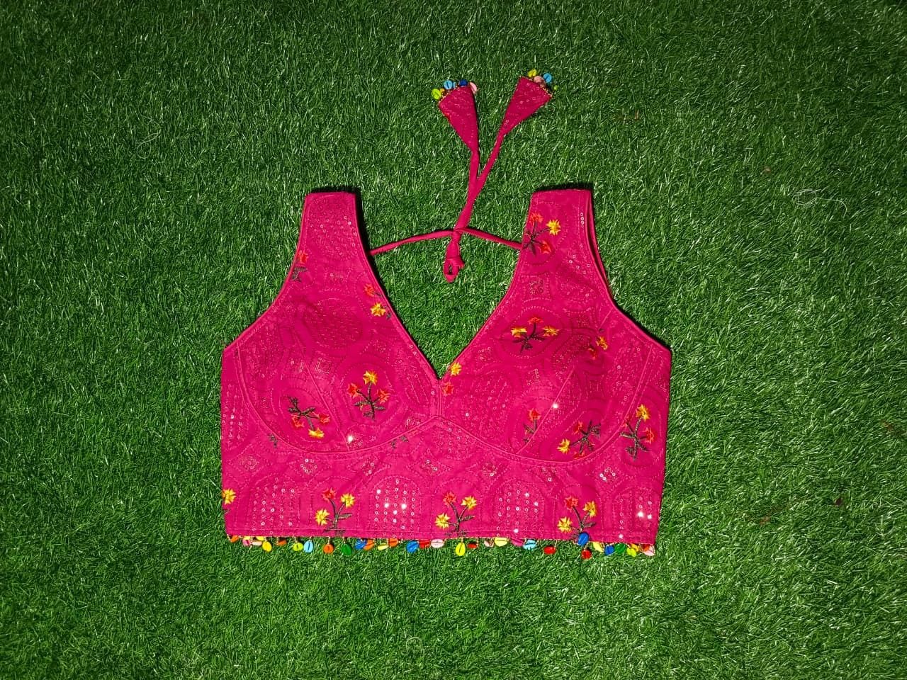 V-Neck Women Blouse-image-0