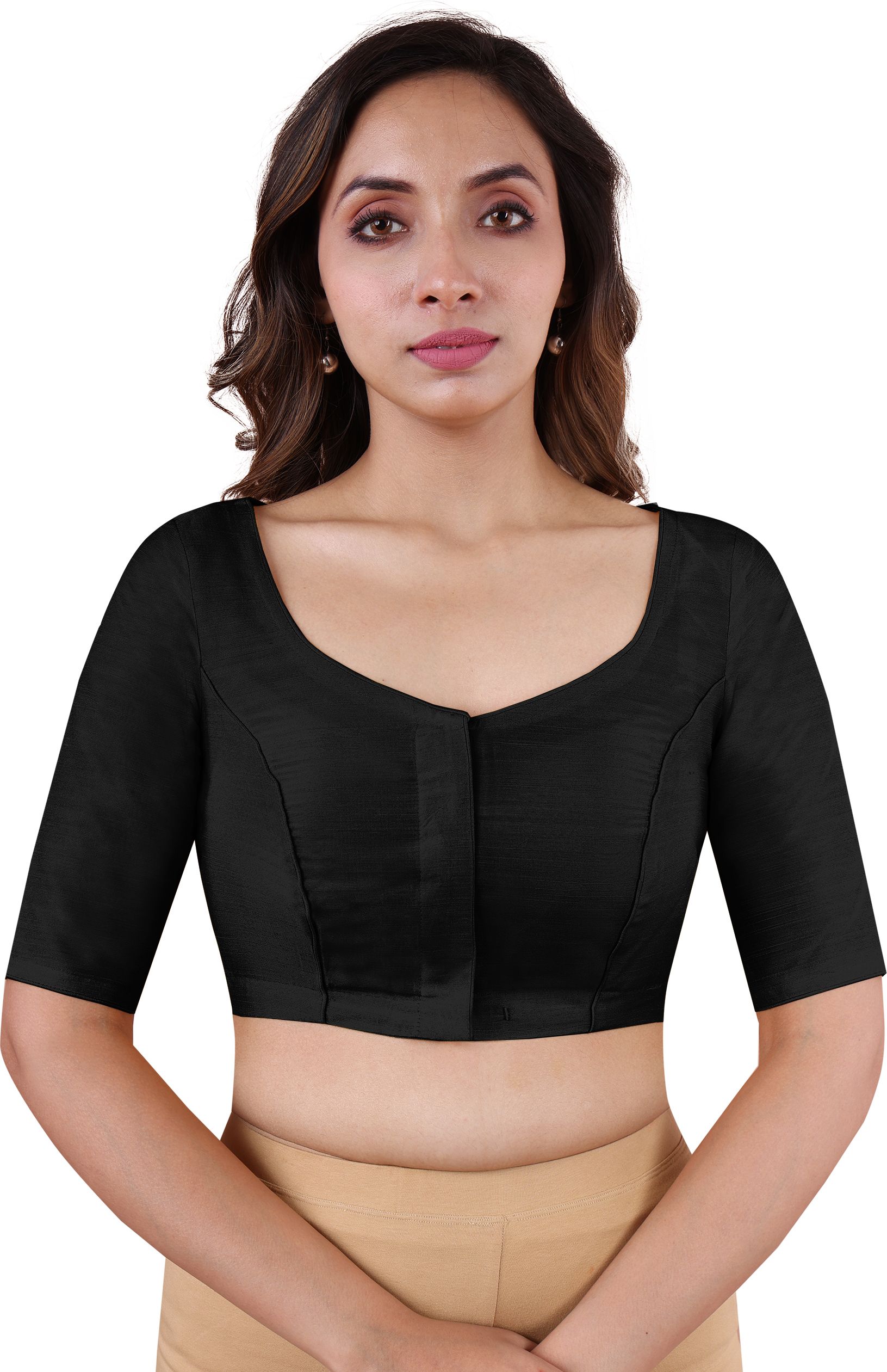 Sweetheart Neck Women Blouse-image-34
