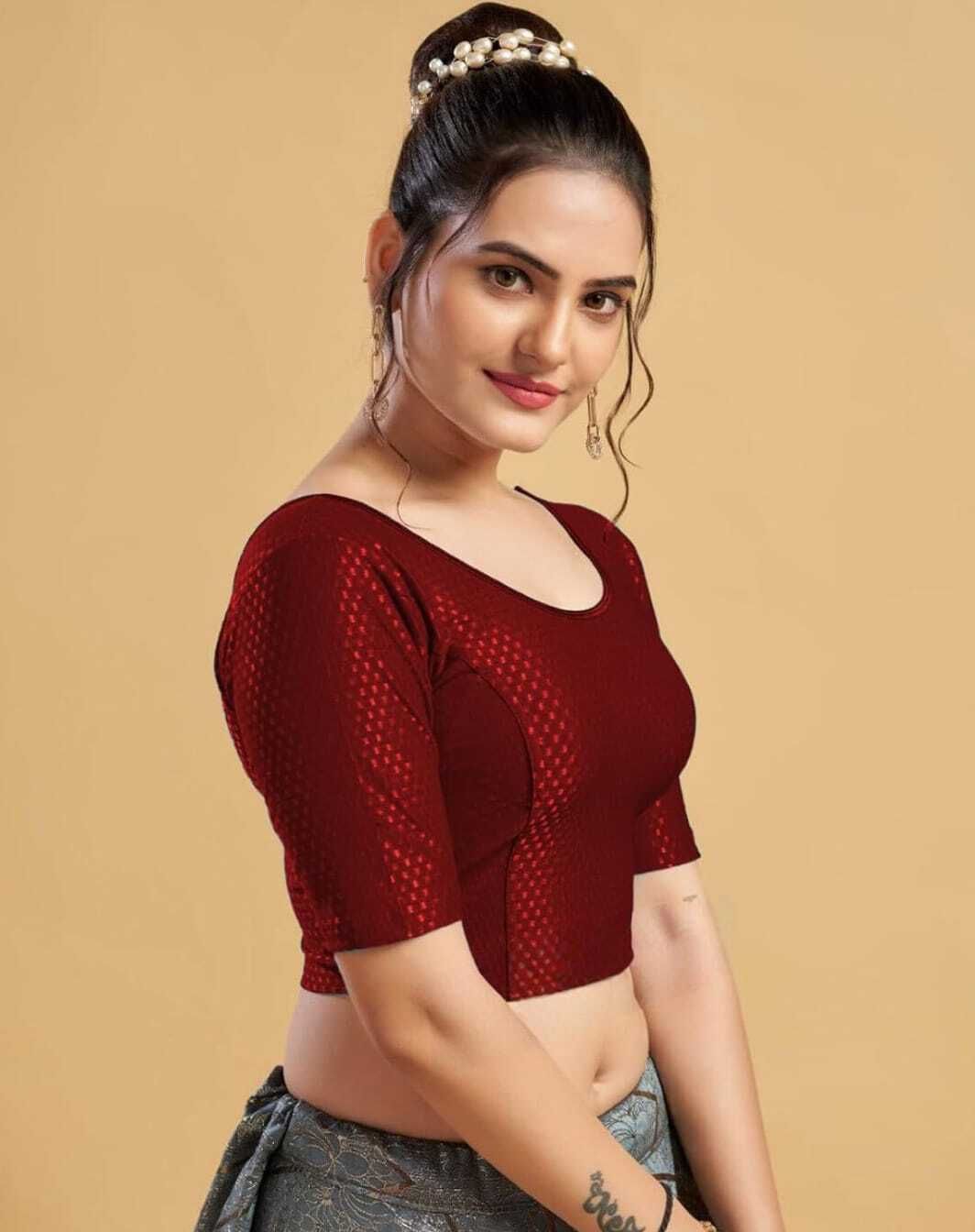 Round Neck Women Blouse