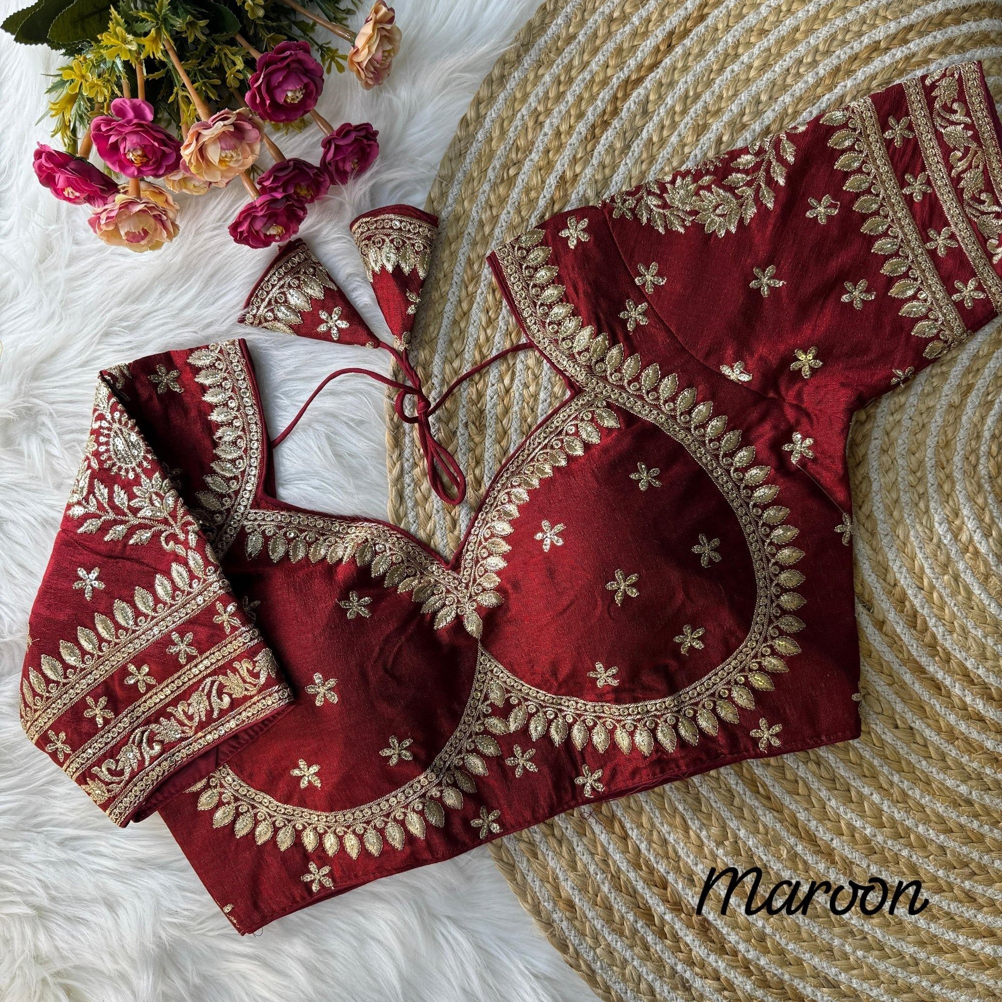Sweetheart Neck Women Blouse-image-24