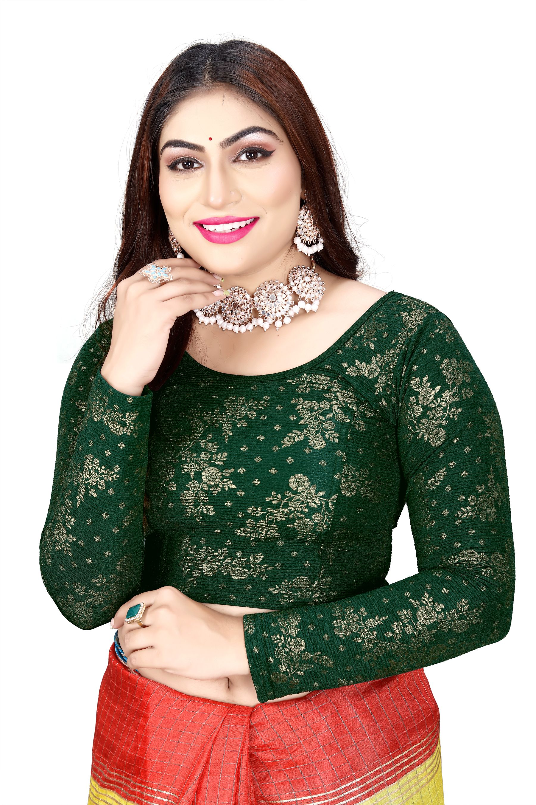 Round Neck Women Blouse