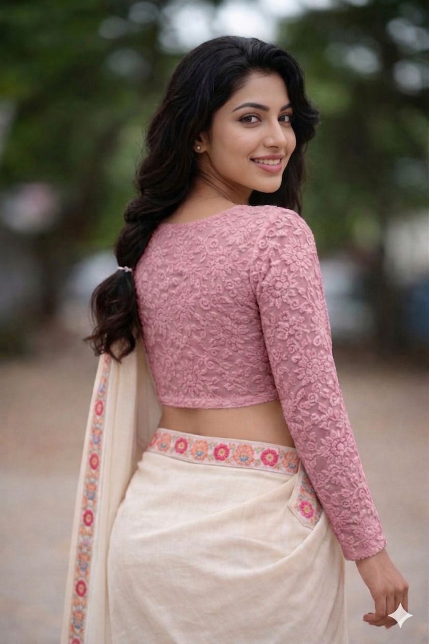 Round Neck Women Blouse-image-25