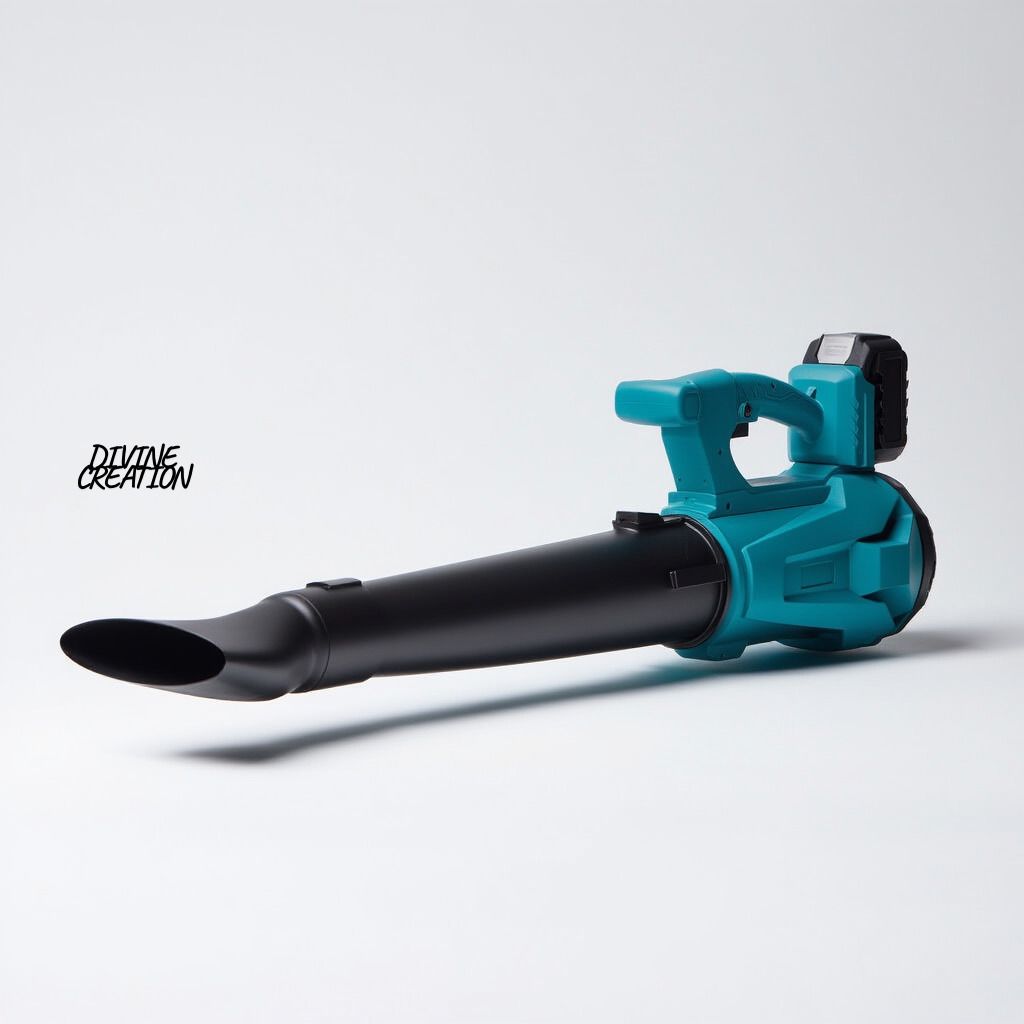 Cordless Leaf Blower-High Performance Air Blower, Rechargeable,for Lawn D198 Leaf Blower-image-7