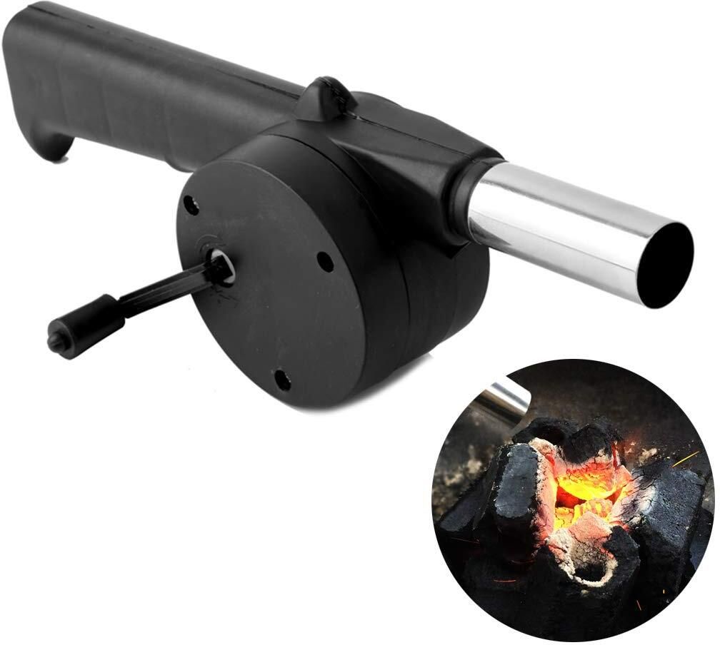 giftriya Manual BBQ Air Blower Hand Crank Fire Starter Airfoil Air Blower-picture-13