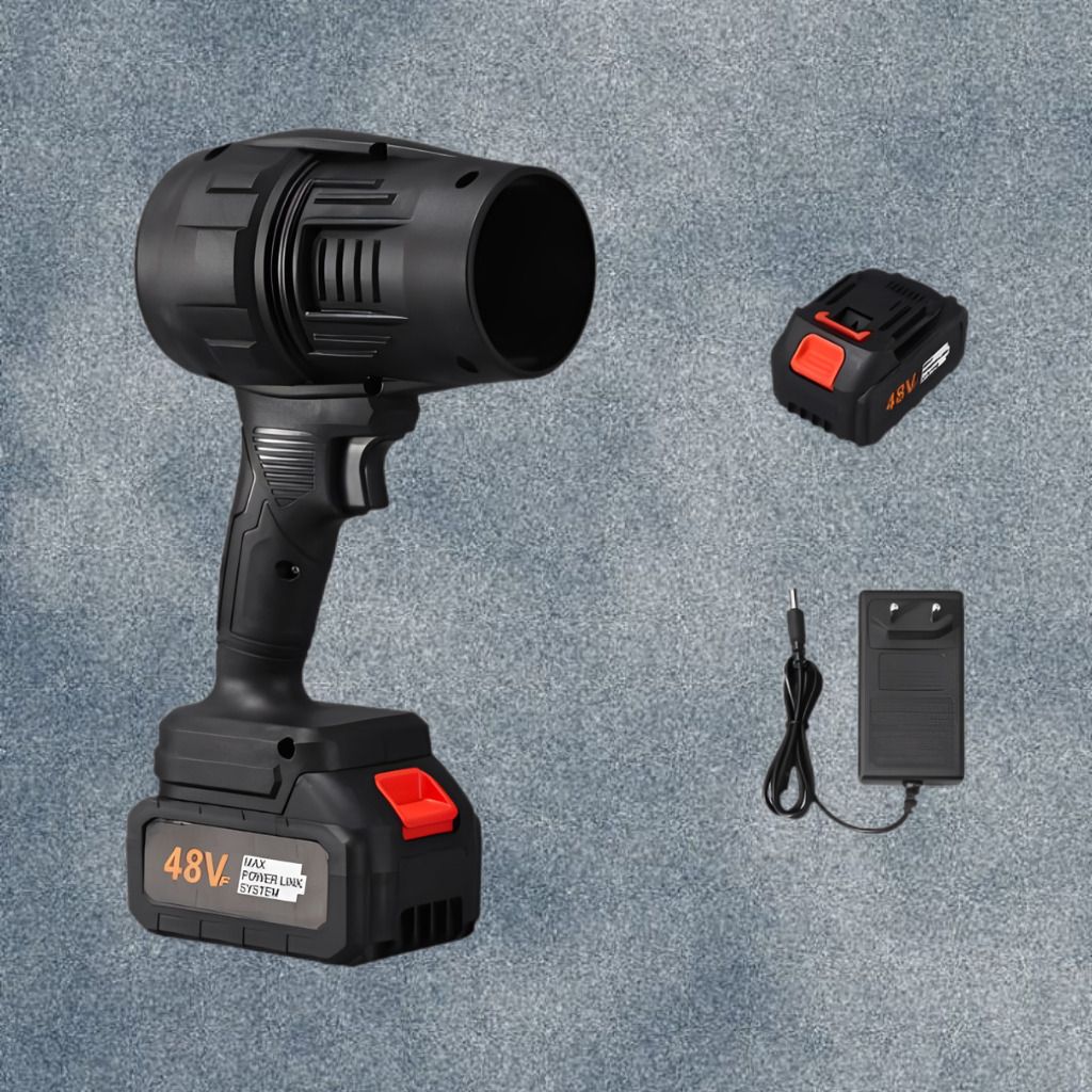 snaponix 48V Rechargeable Cordless Unit for Workshop Safety Forward Curved Air Blower-picture-15