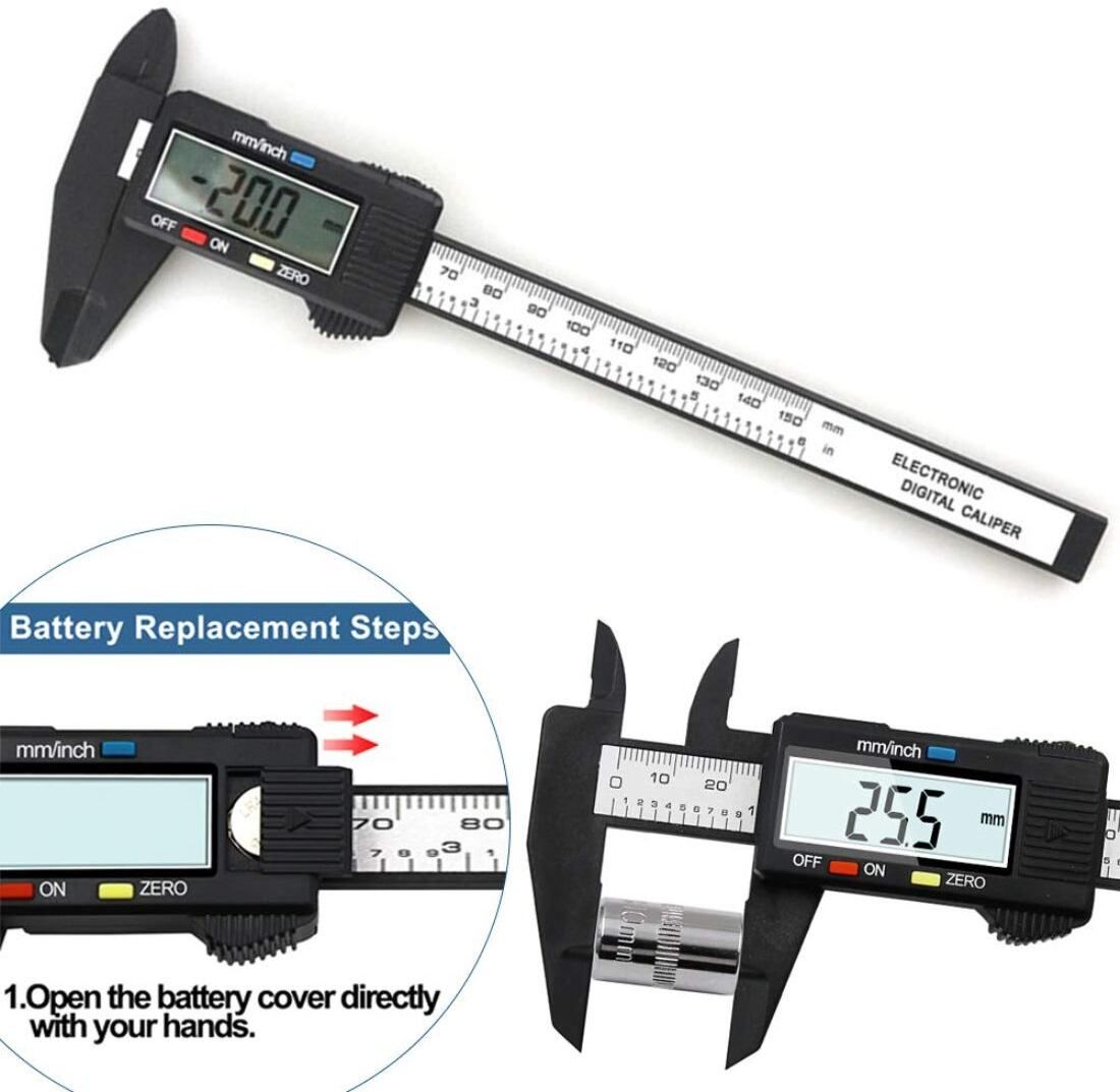 New 150Mm 6Inch Lcd Digital Electronic Professional Instruments- Electronic Digital Caliper 6 inch Digital Caliper