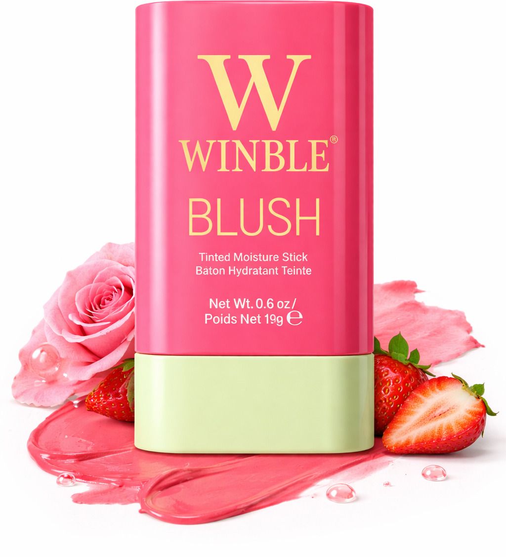 winble Blush Stick Cream Blusher for Women RED Tint Long Lasting Makeup Stick-picture-11