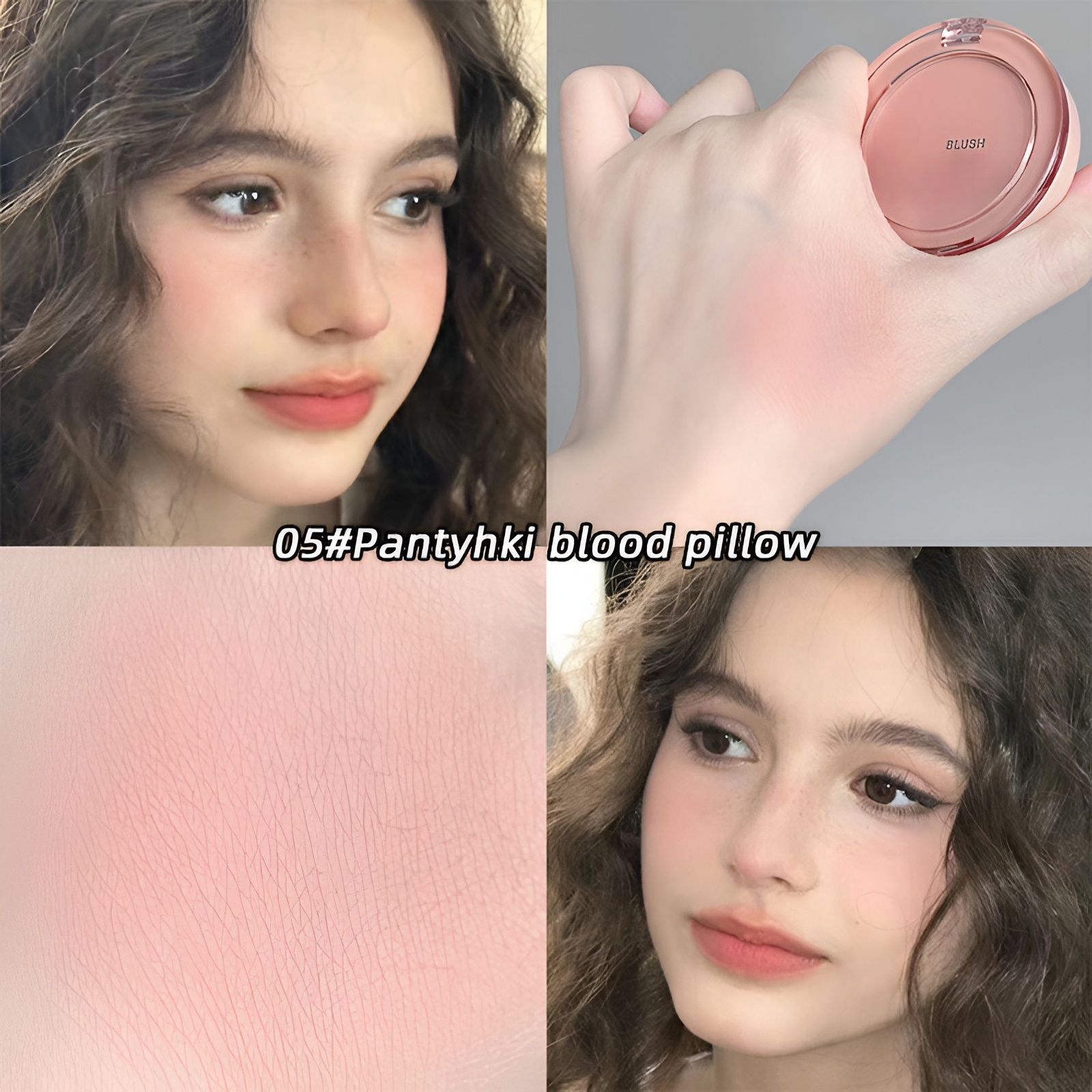Soft Touch Powder Blush Compact Long Wear Blendable Natural Cheek Color Makeup-image-45