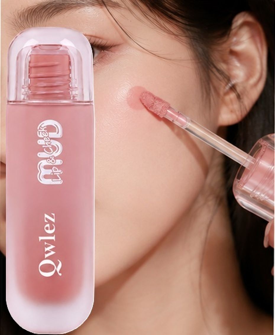 qwlez Blush Peach Lightweight Liquid Tint for Cheeks and Lips-picture-44