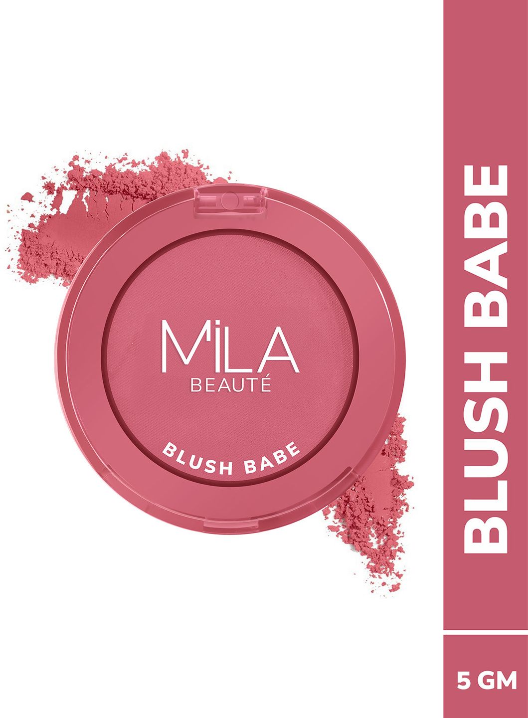 mila beauté Blush Babe Powder|Matte Finish|With Rosehip Oil, Jojoba Oil and Vitamin E-picture-22
