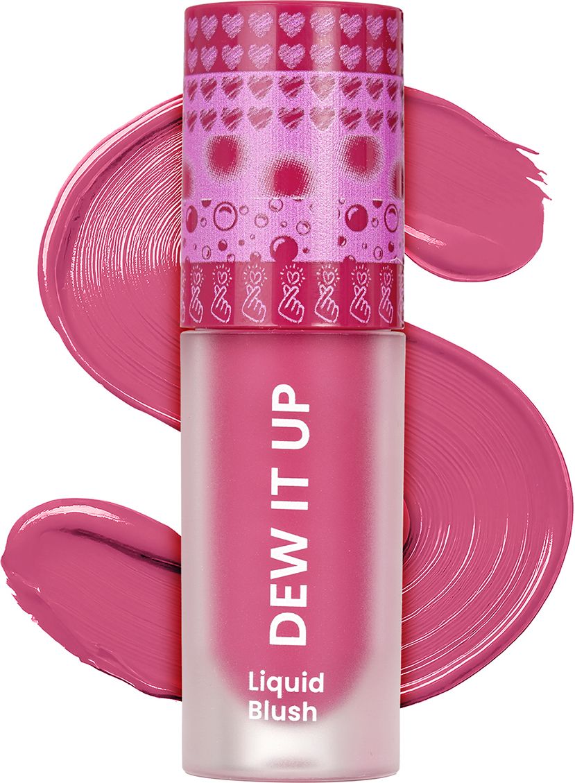 Dew It Up Liquid Blush | Dewy Finish| High Colour Payoff | With Vitamin E & C-image-12