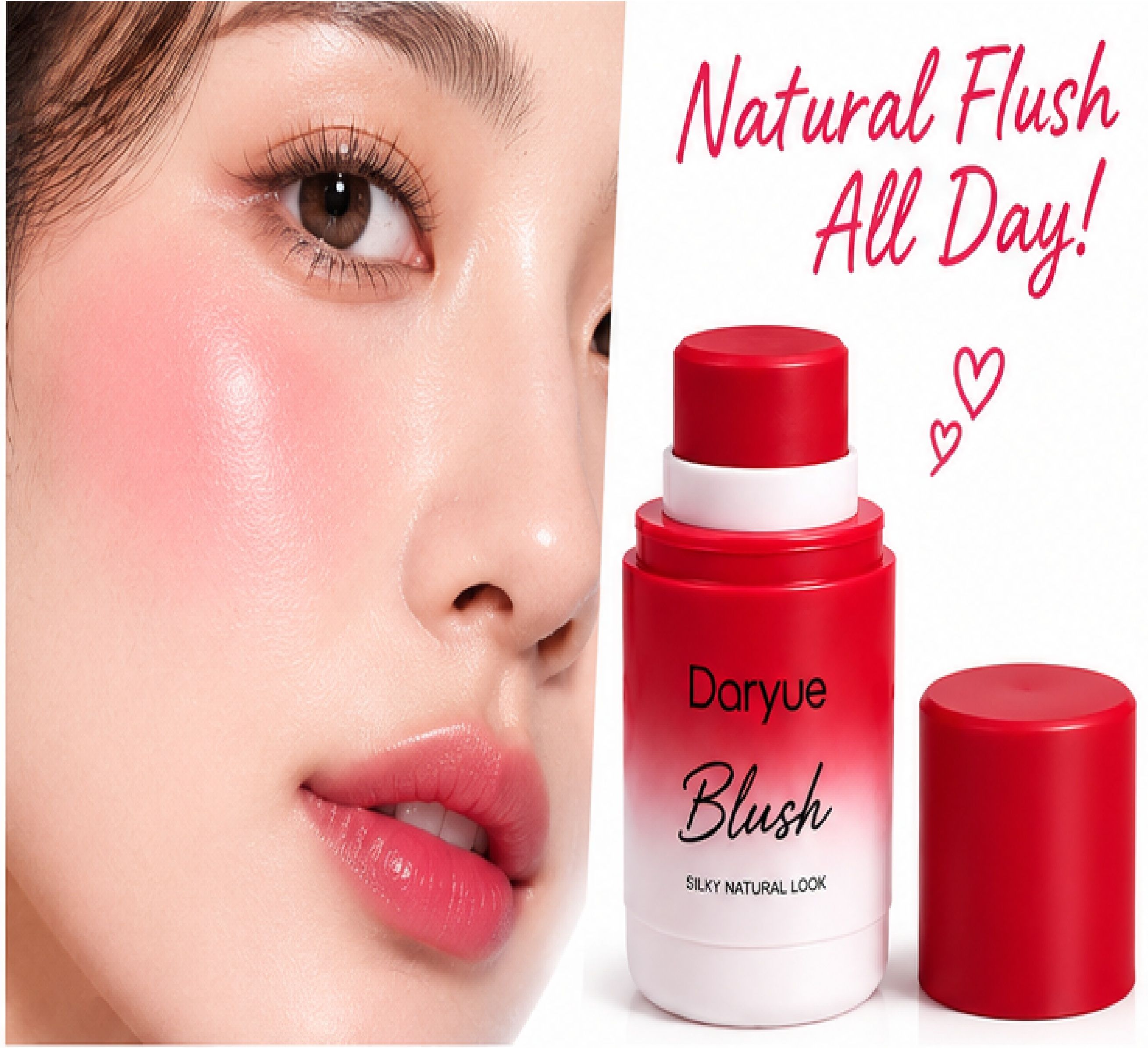 Creamy Texture Blush Stick for Soft Matte Finish-image-24