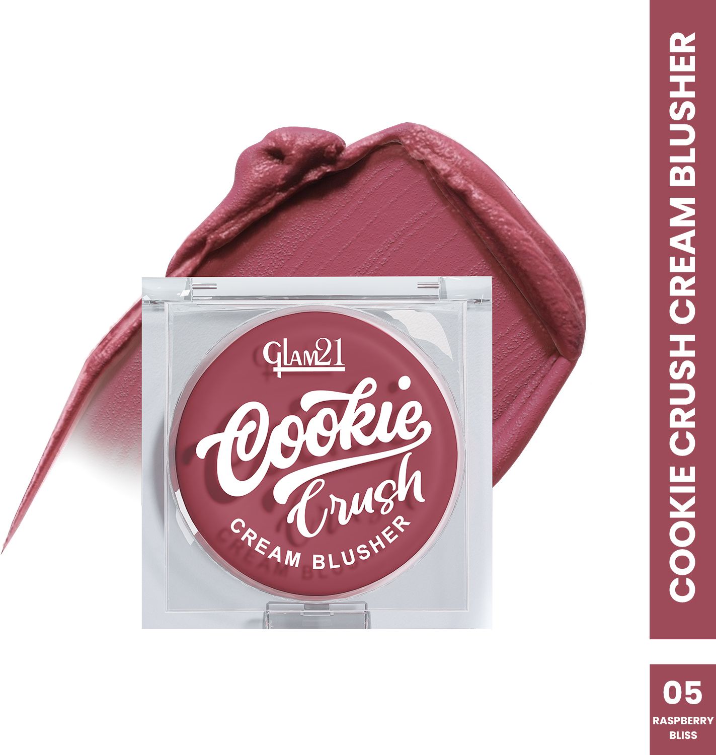 glam21 Cookie Crush Cream Blusher | Highly Pigmented & Long-Lasting Formula-picture-17