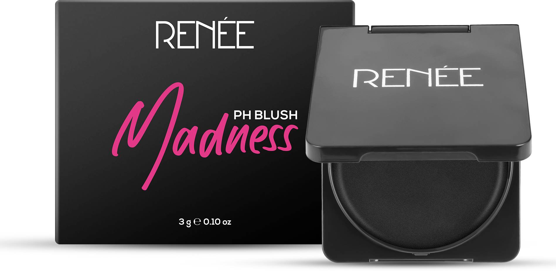RENEE Madness pH Blush, Instant Unique Pink Payoff, 