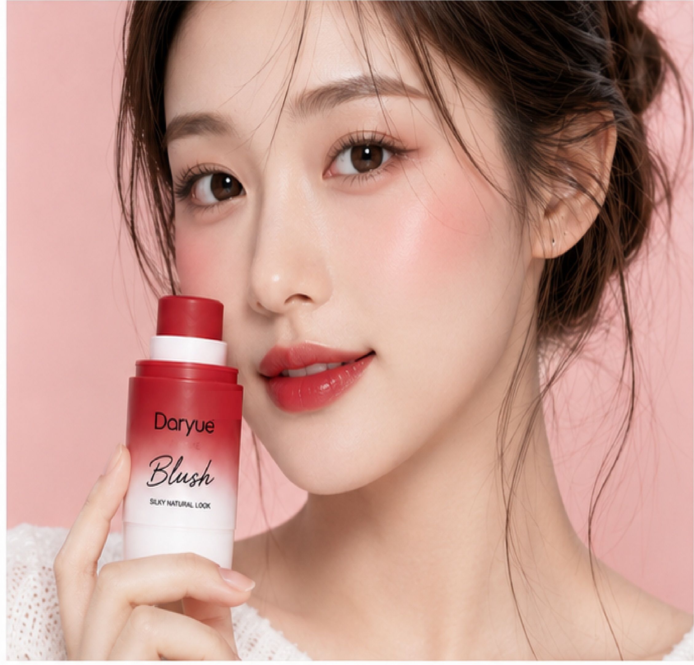 daryue Smooth Glide Blush Stick Lightweight Comfortable Wear-picture-17