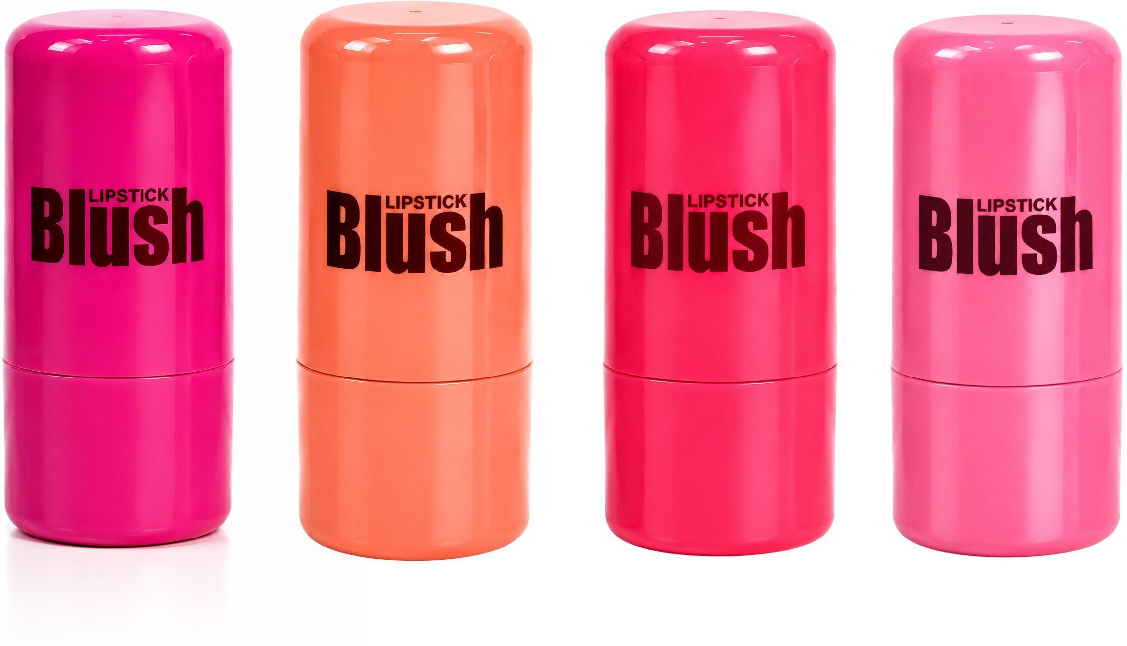 4 Pcs Creamy Blush Stick & Lipstick Combo Set-image-19