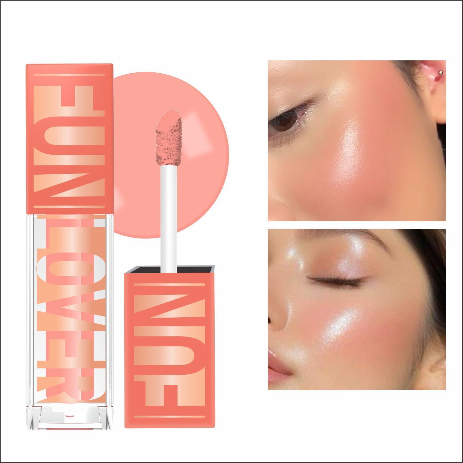 Peachy plum Liquid Blusher | Highly Pigmented & Long Lasting liquid blush-image-14